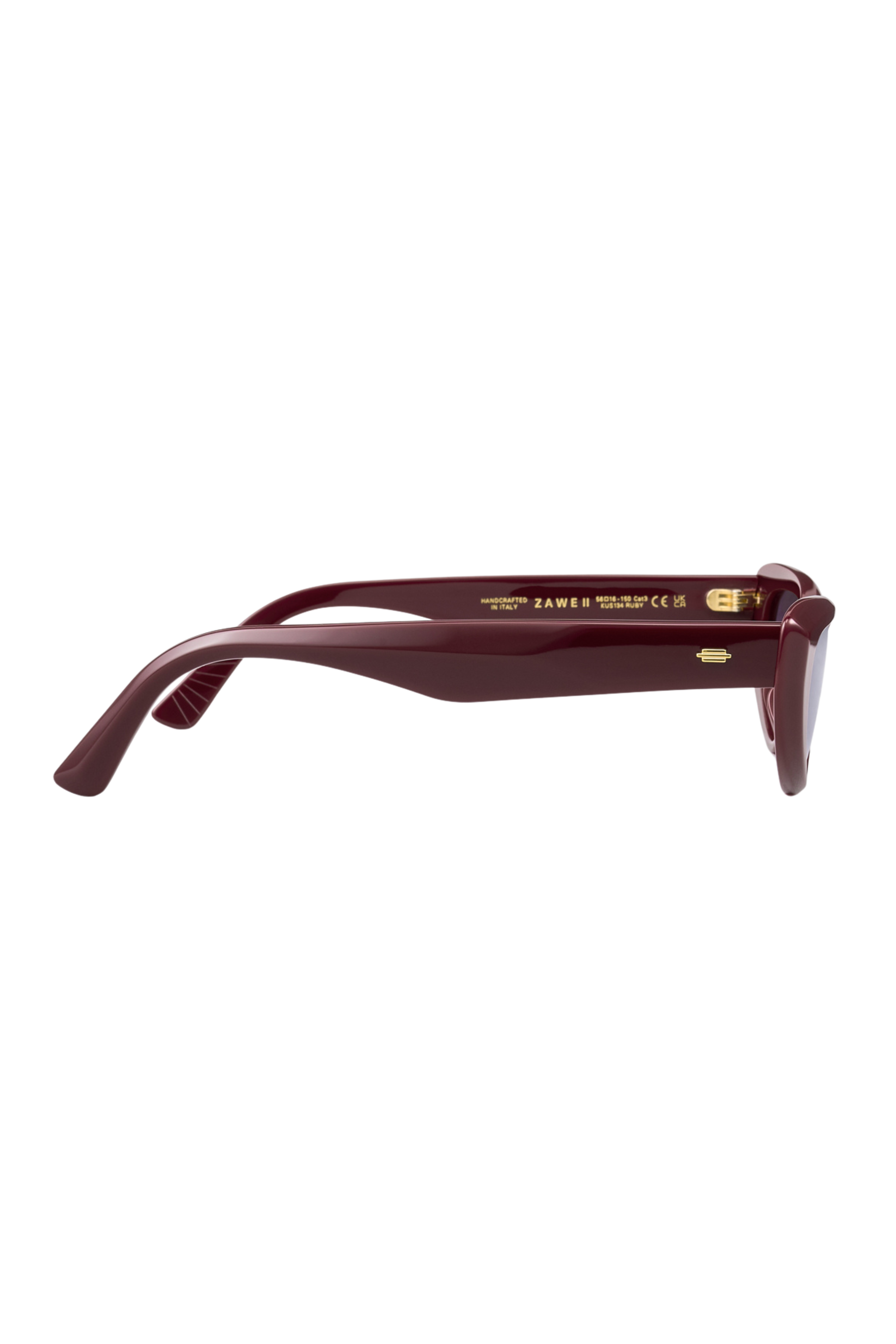 Zawe II Sunglasses in Ruby Red