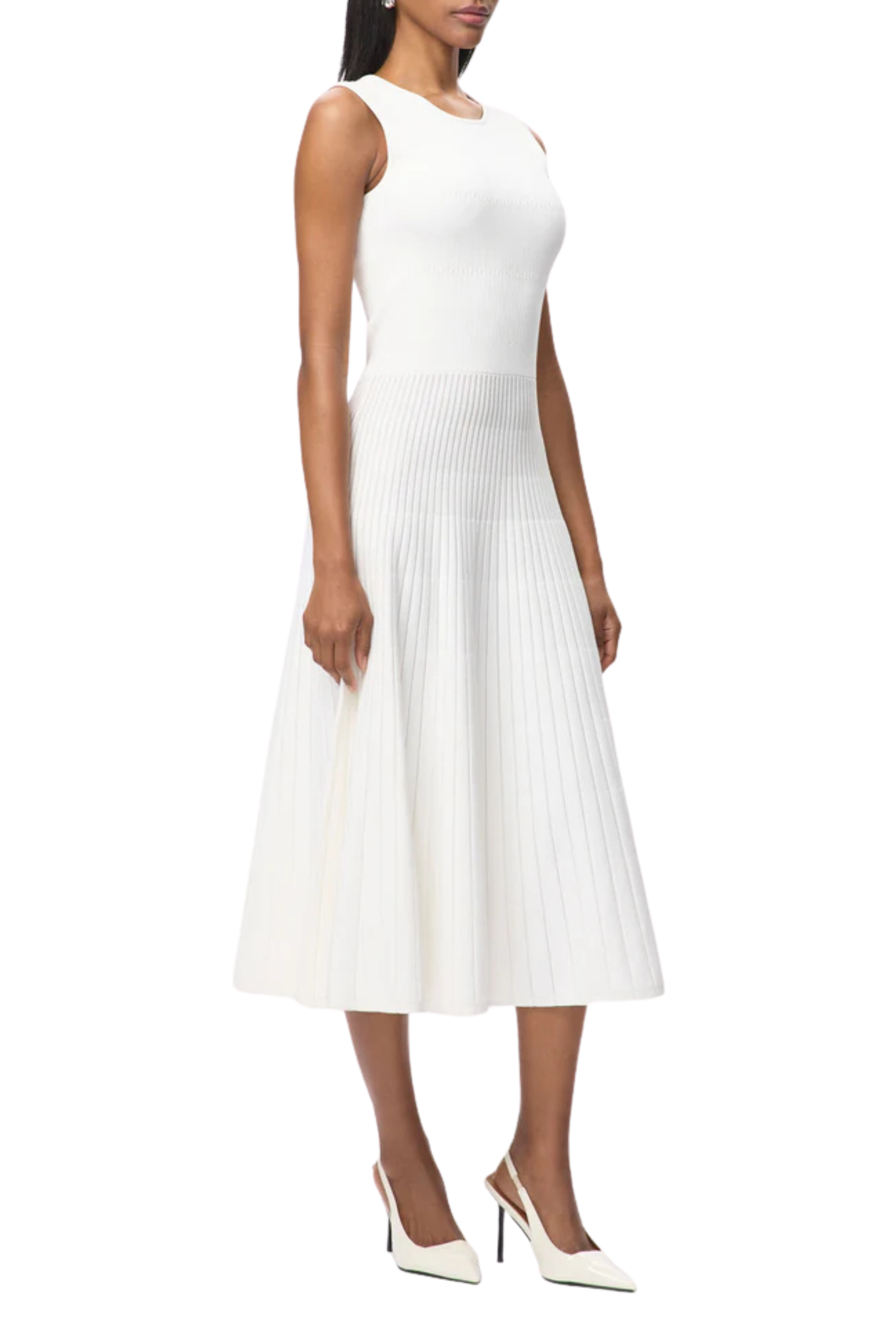 Cassia Dress in White