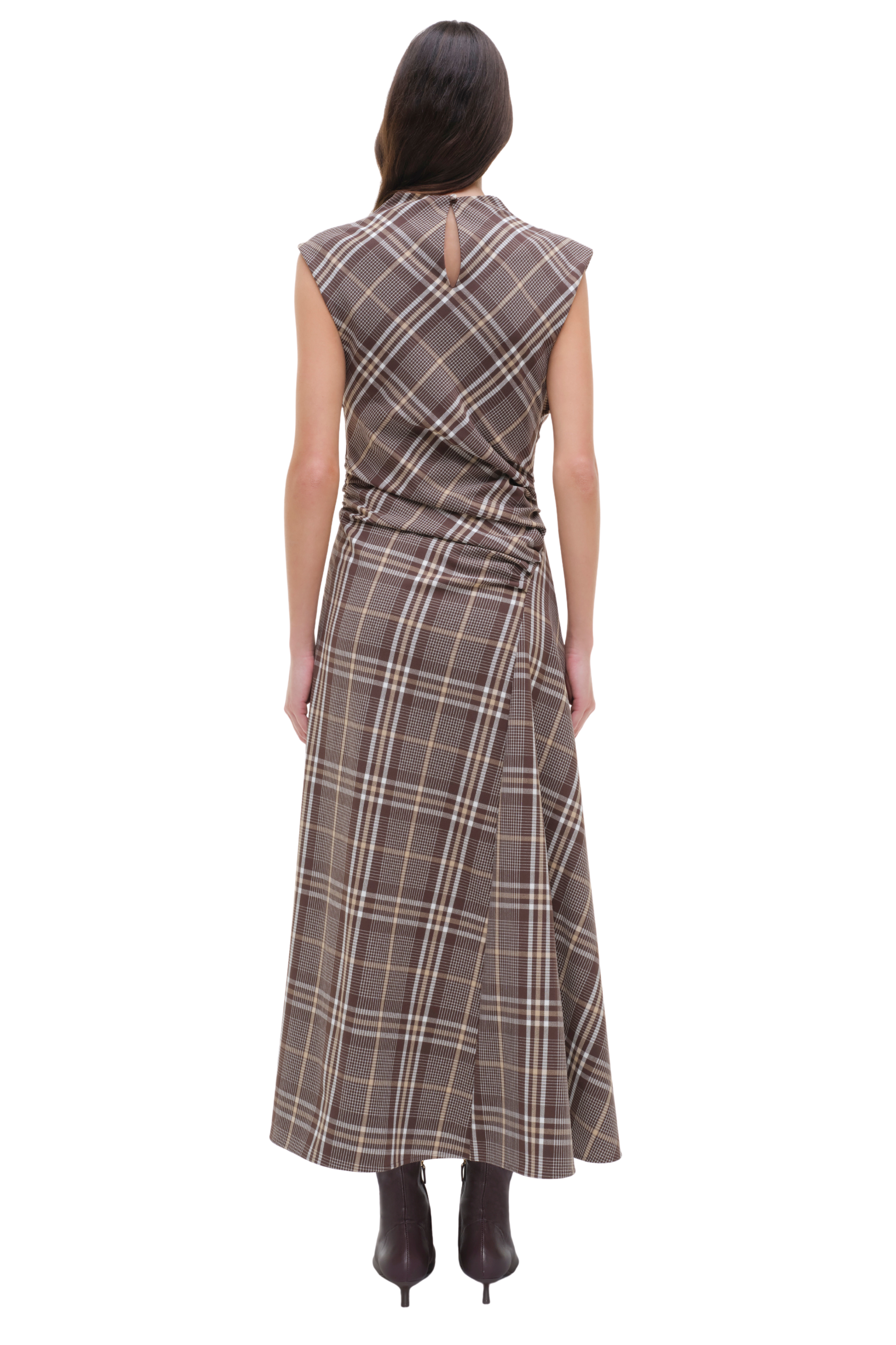 Burke Draped Midi Dress