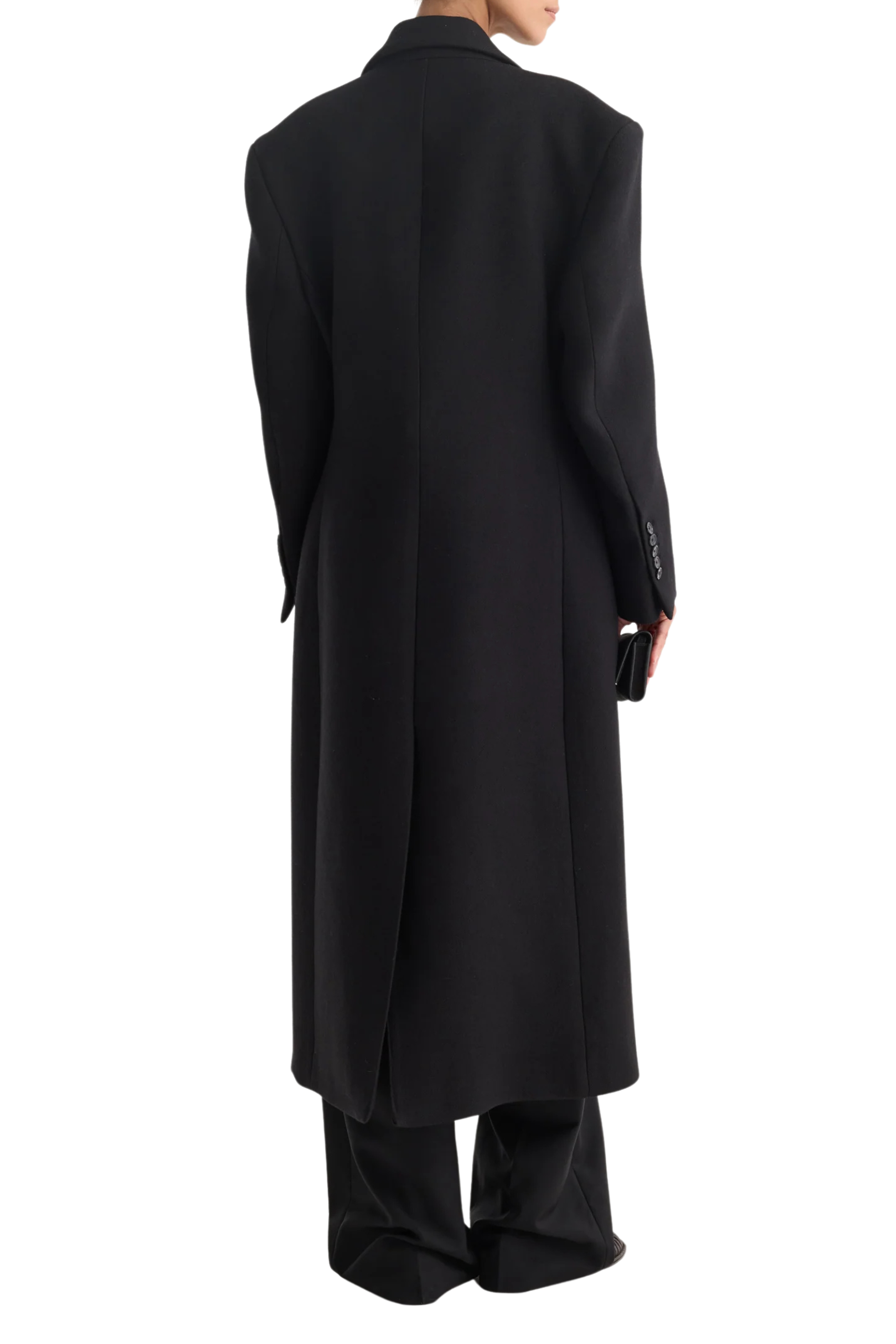 Hourglass Wool Coat