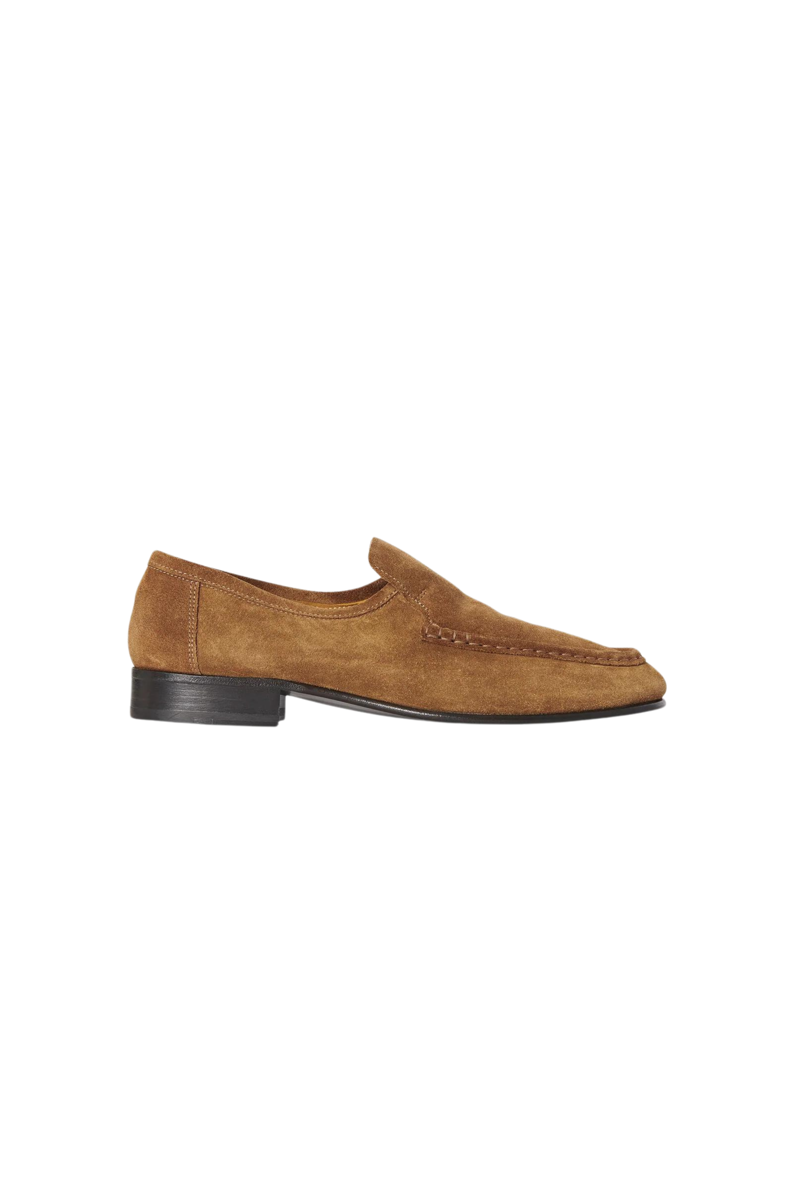 THE ROW New Soft Suede Loafers