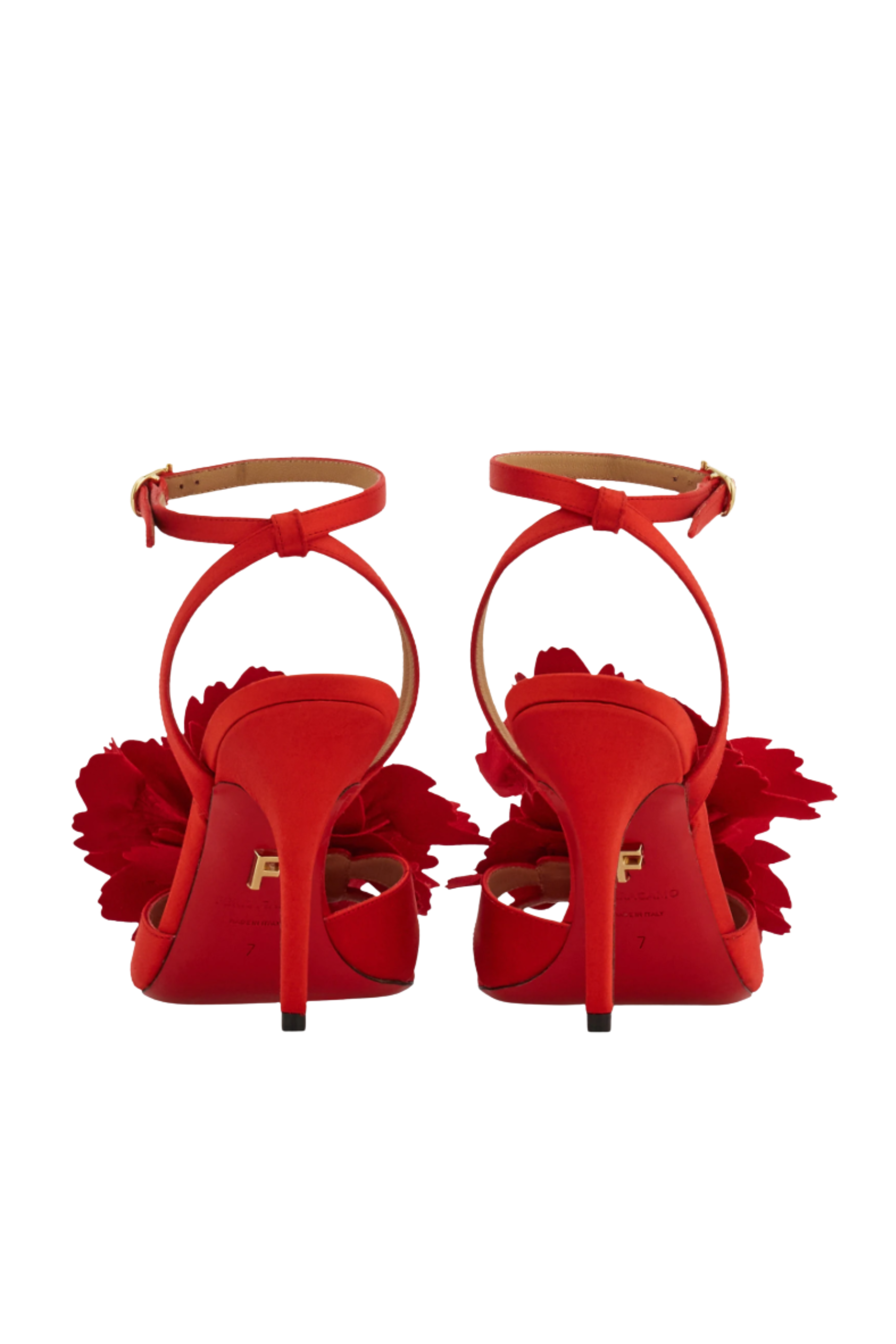Flower Strap Heels