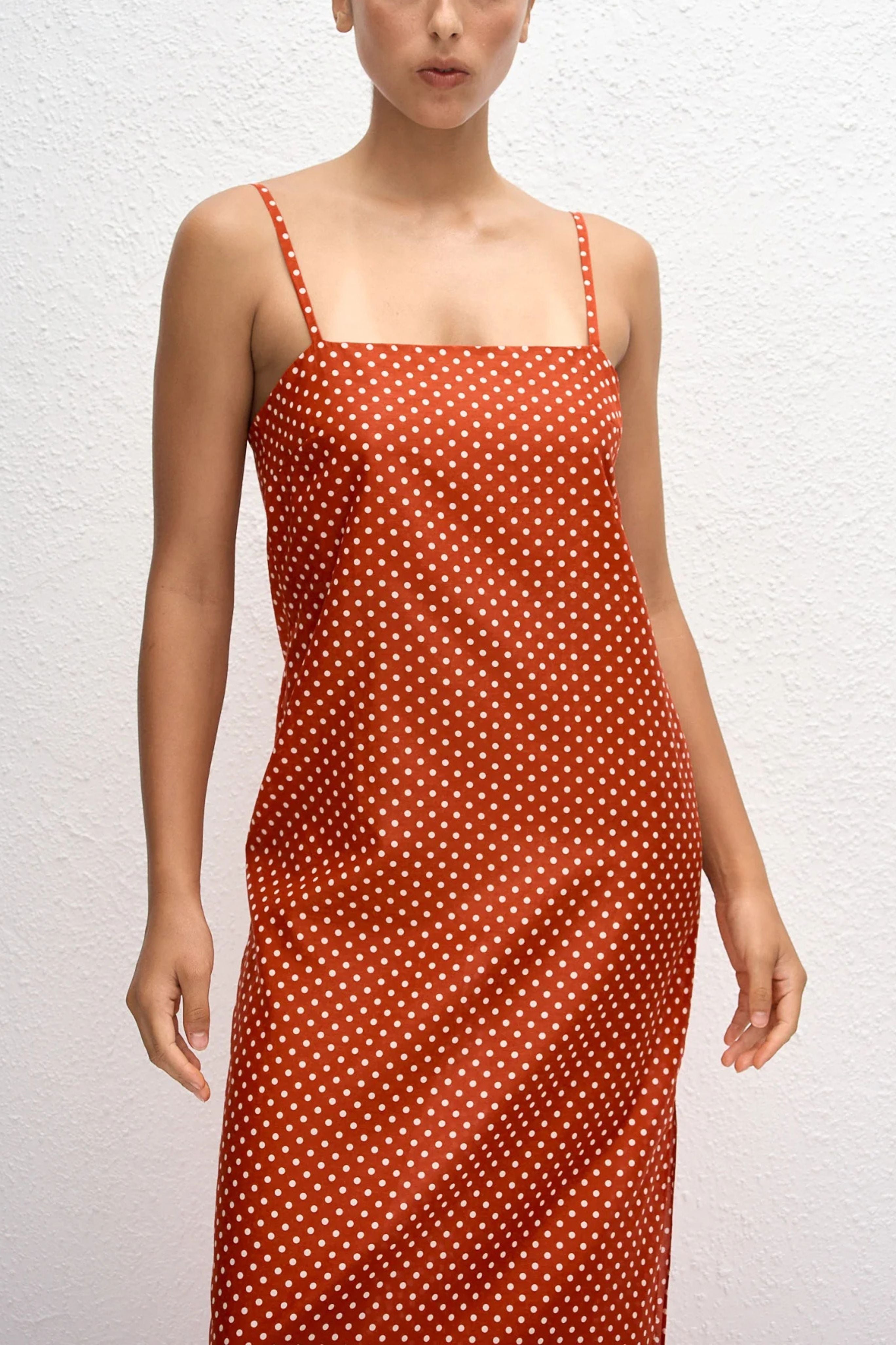 Square Shift Midi Dress