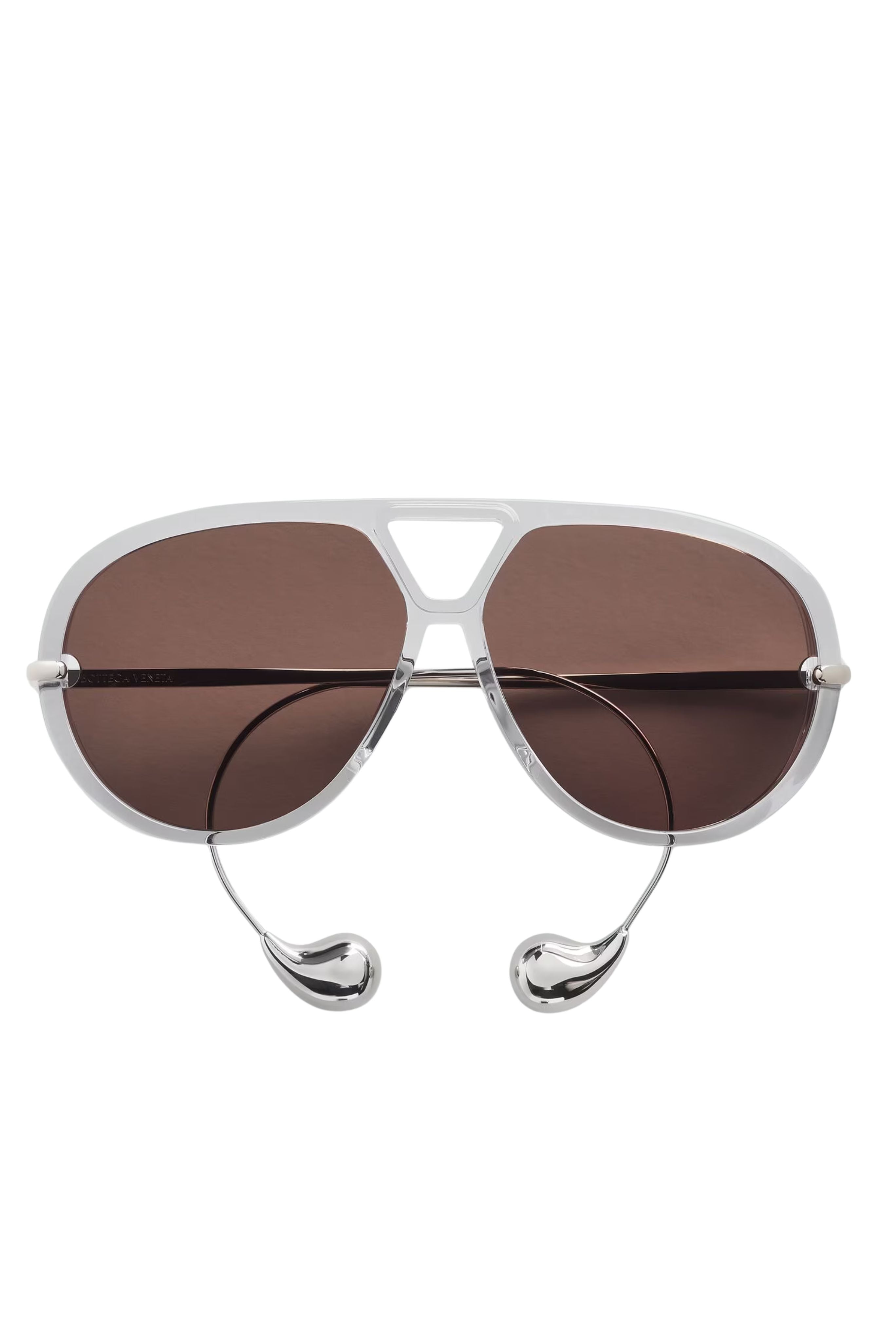 Drop Aviator Sunglasses - Clear