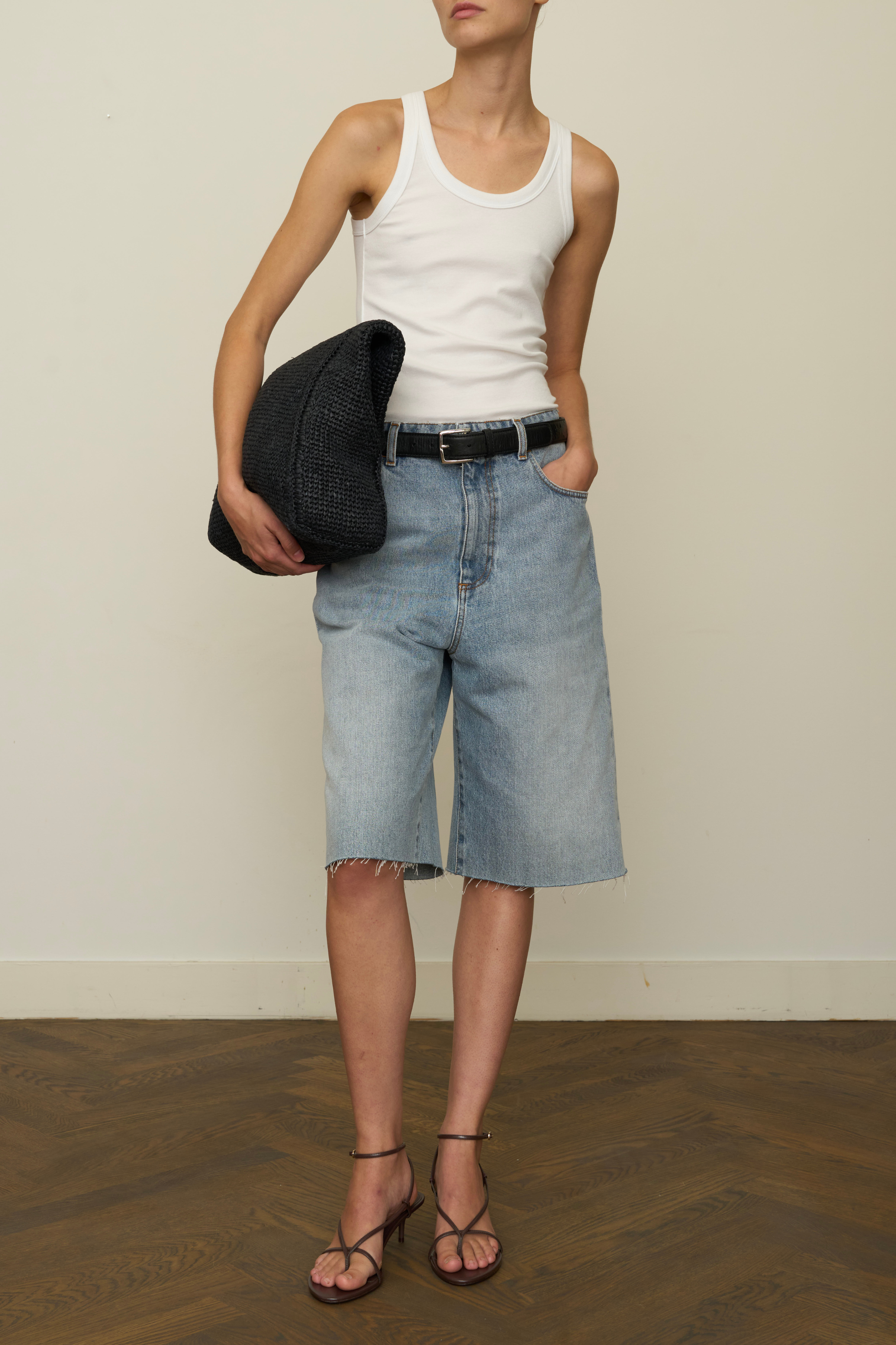 Baggy Fit Denim Shorts