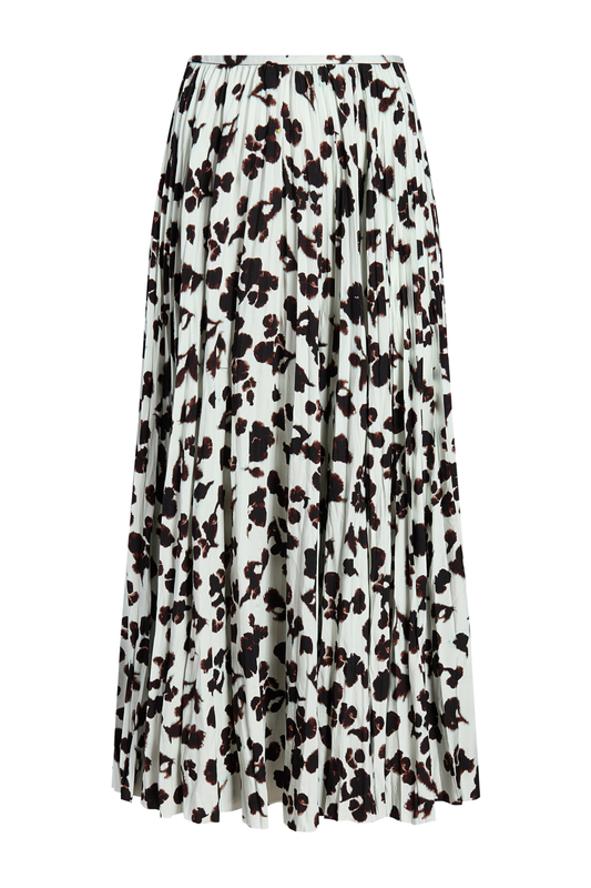 Runa Skirt In Printed Soft Twill