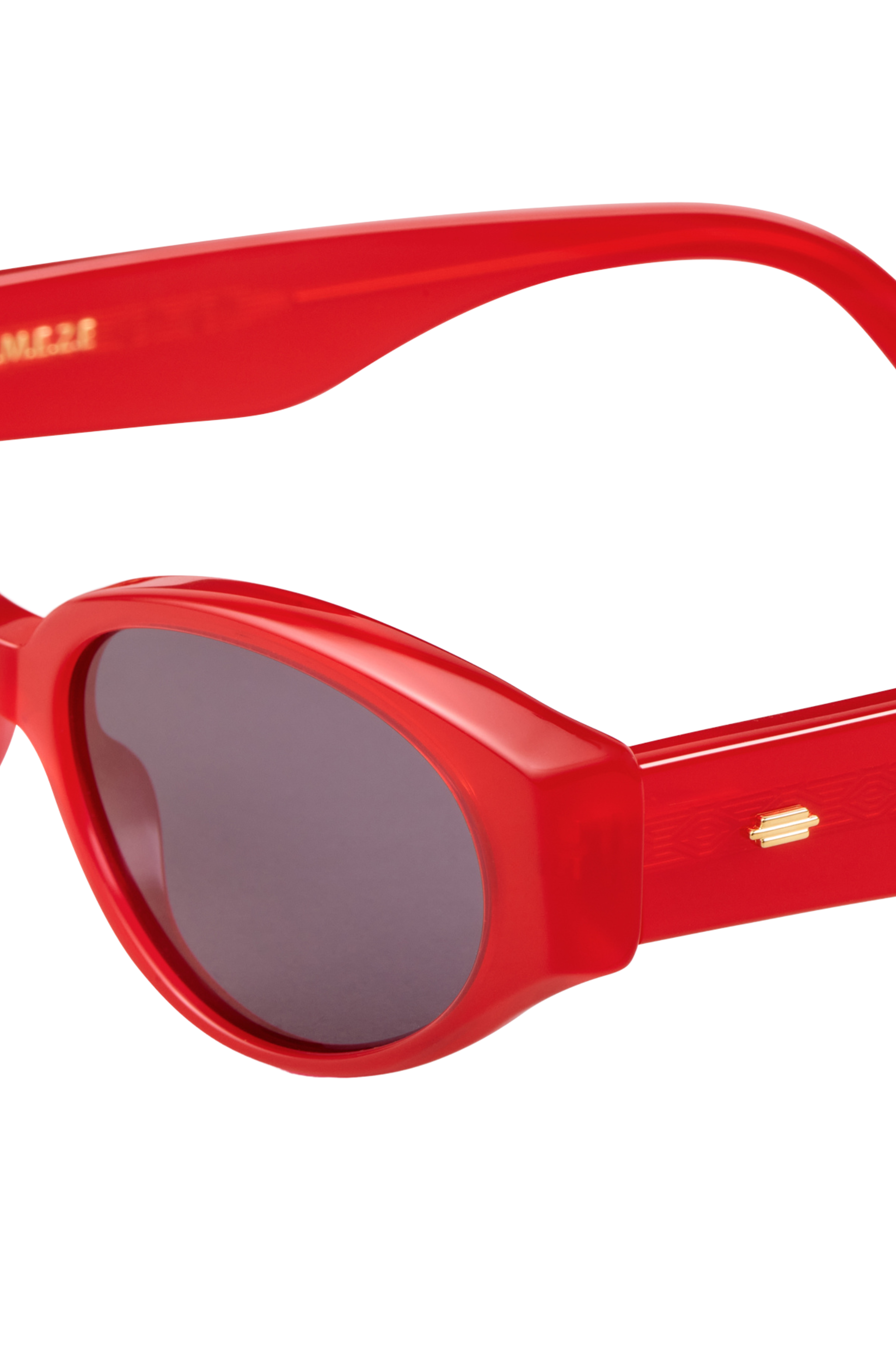 Gabriel II Sunglasses in Transparent Red