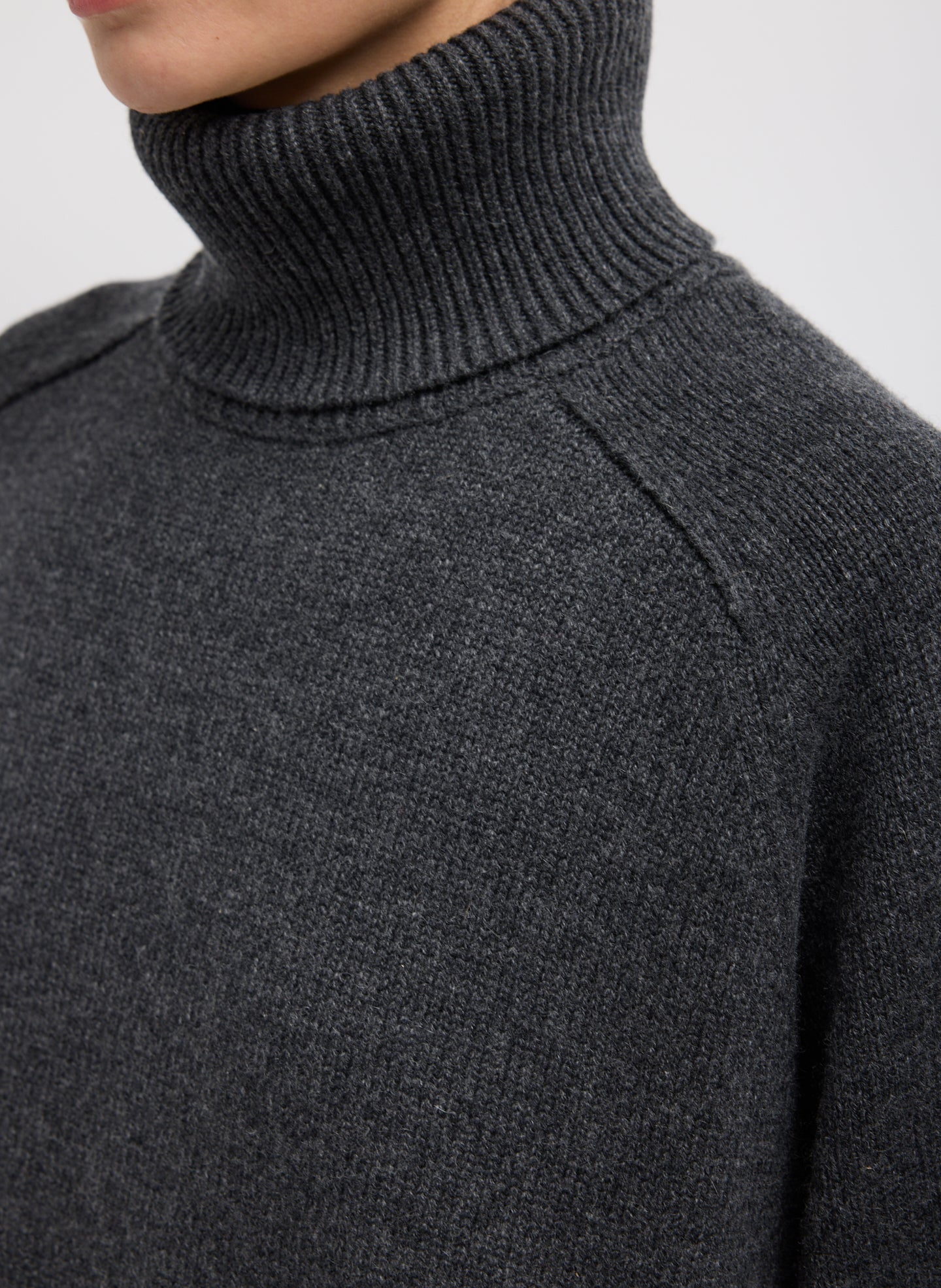 CASHMERE SWEATER TNECK OVERSIZED PULLOVER