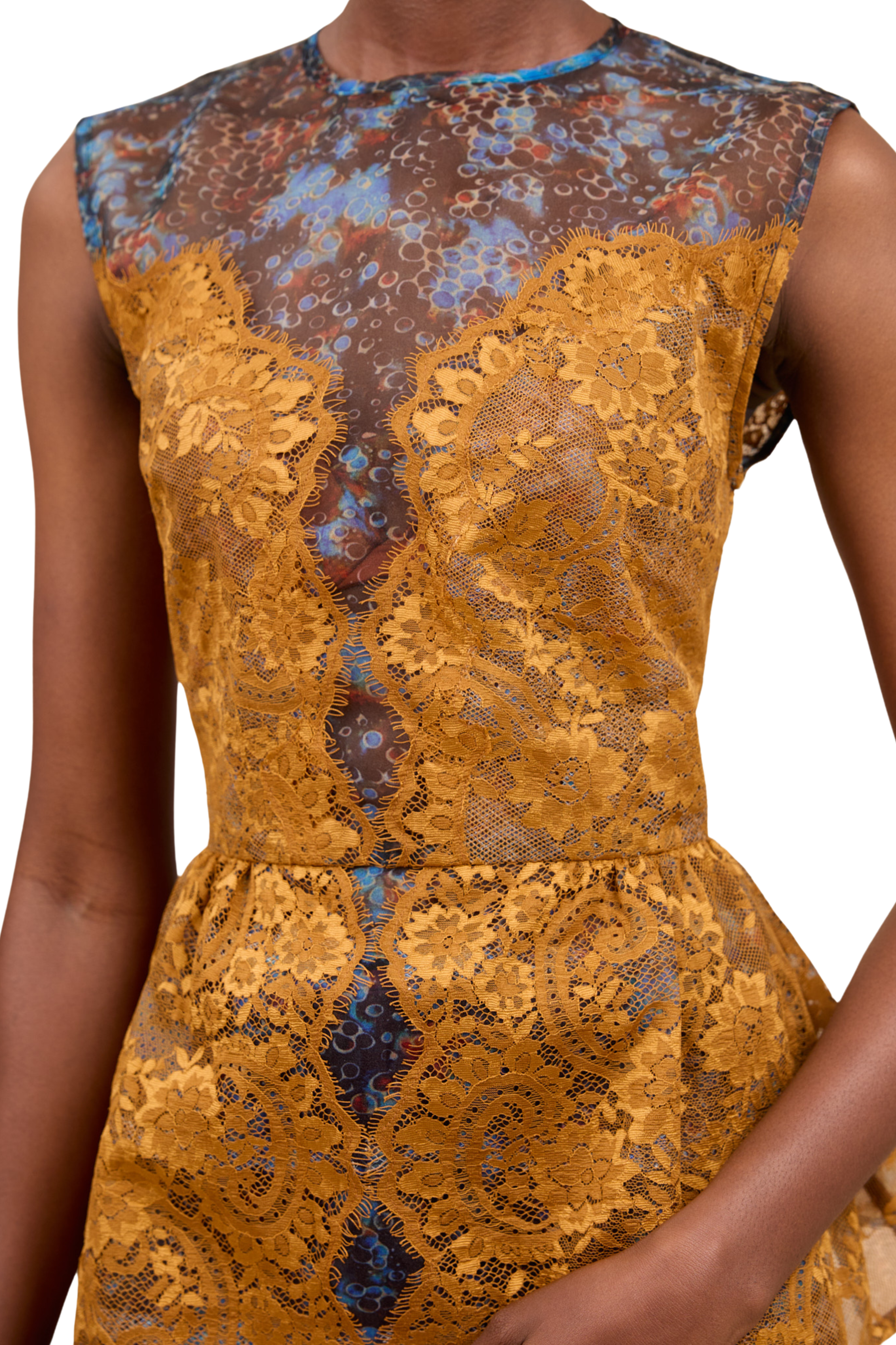 CHRISTIE BROWN x McMullen Neeta Rust Peplum Top