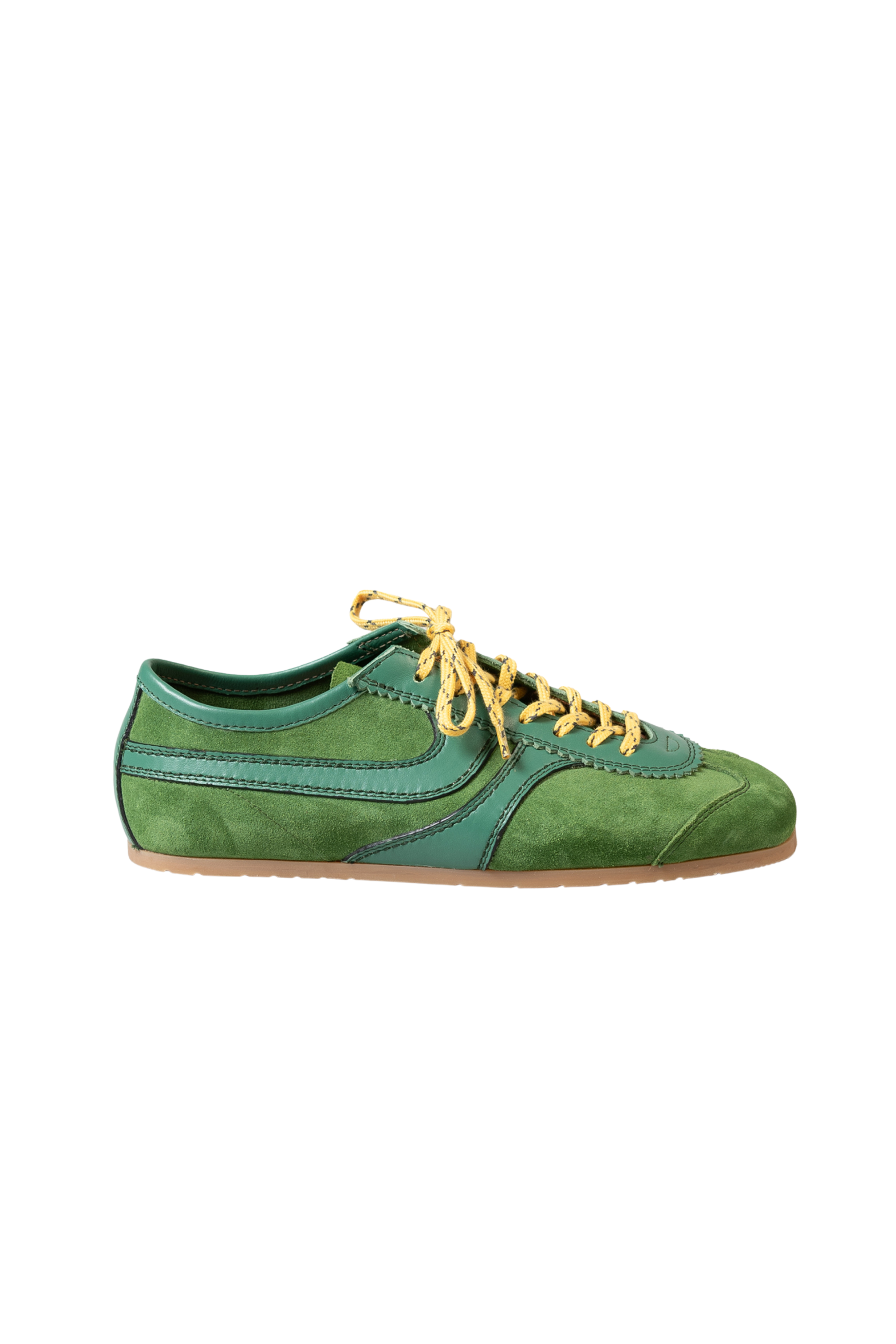 Suede Sneakers in Green