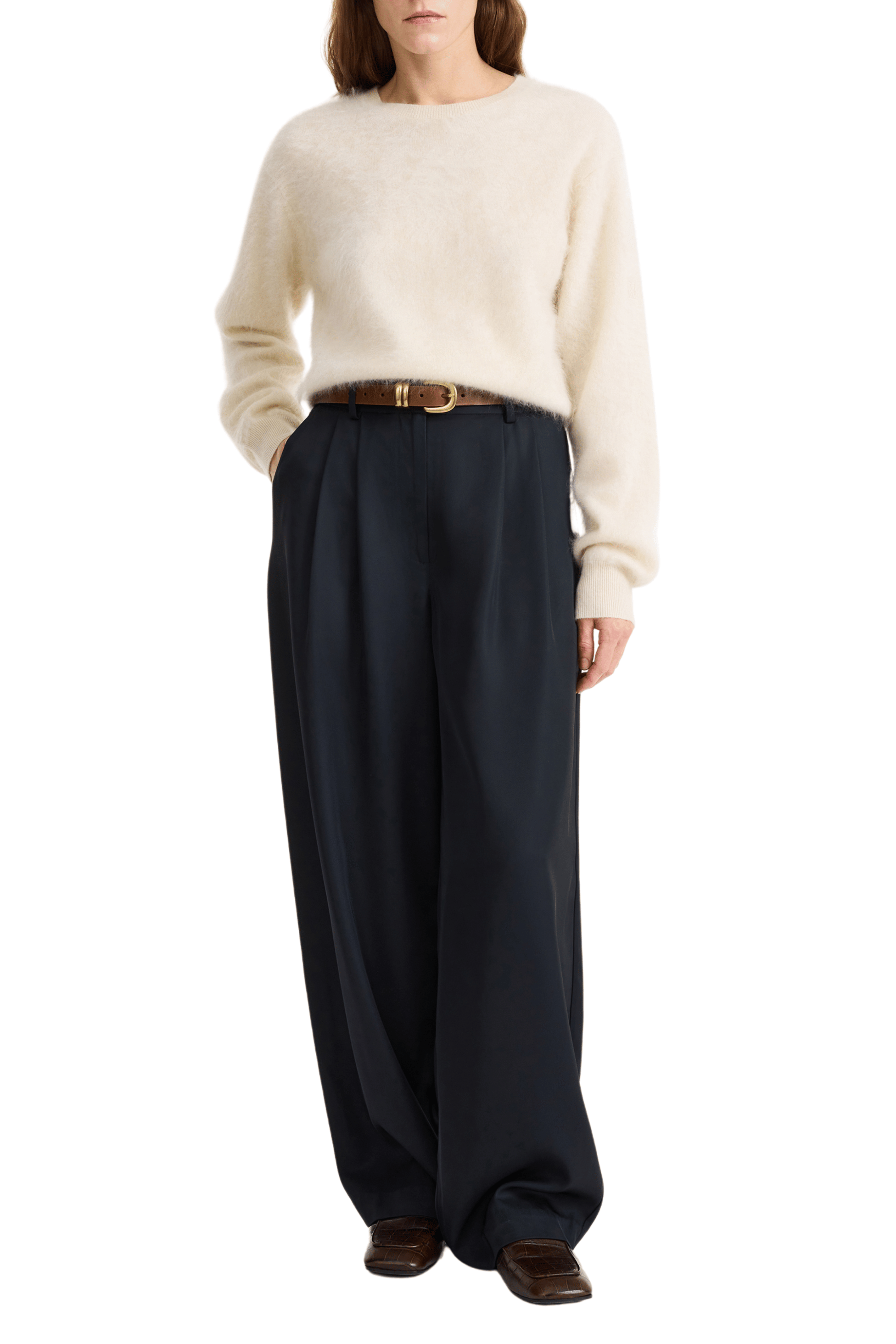 BY MALENE BIRGER Carlien Pleated Wool Pants