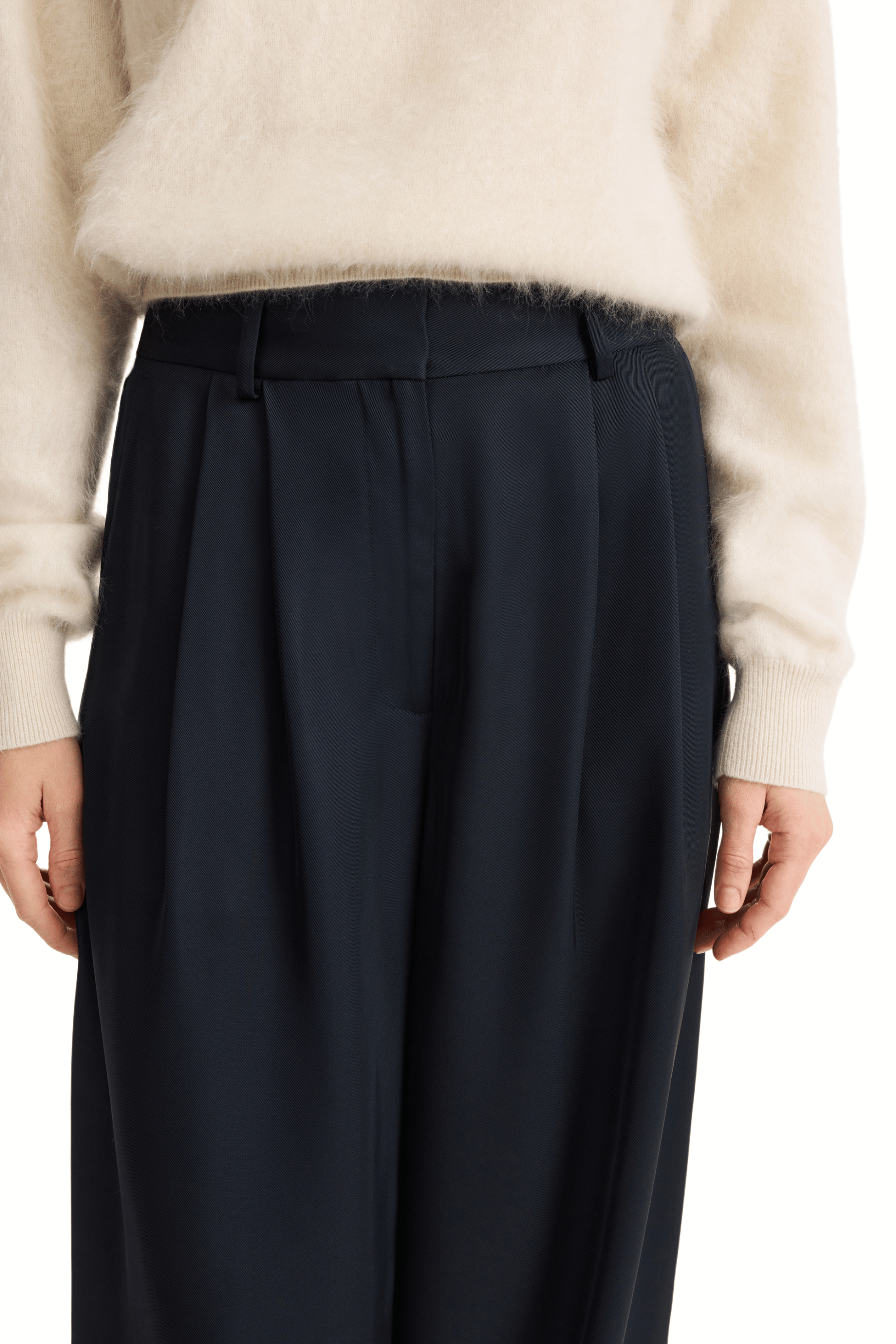 BY MALENE BIRGER Carlien Pleated Wool Pants