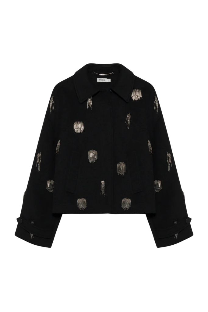Katya Embellished Jacket in Black