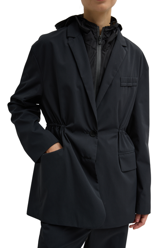 Tech Suiting Anorak Blazer With Zip Off Vest