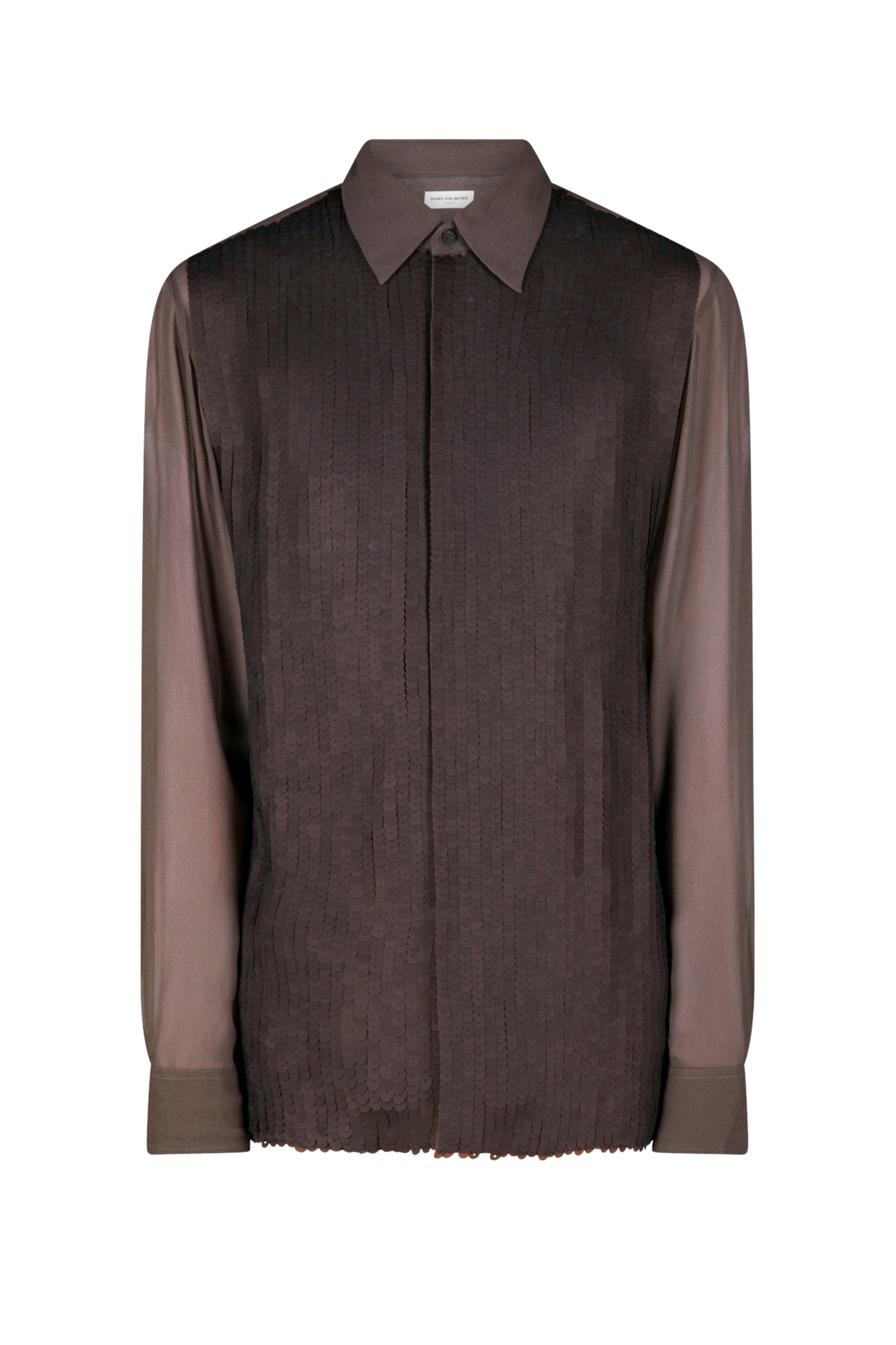 DRIES VAN NOTEN Men's Clasens Embellished Shirt