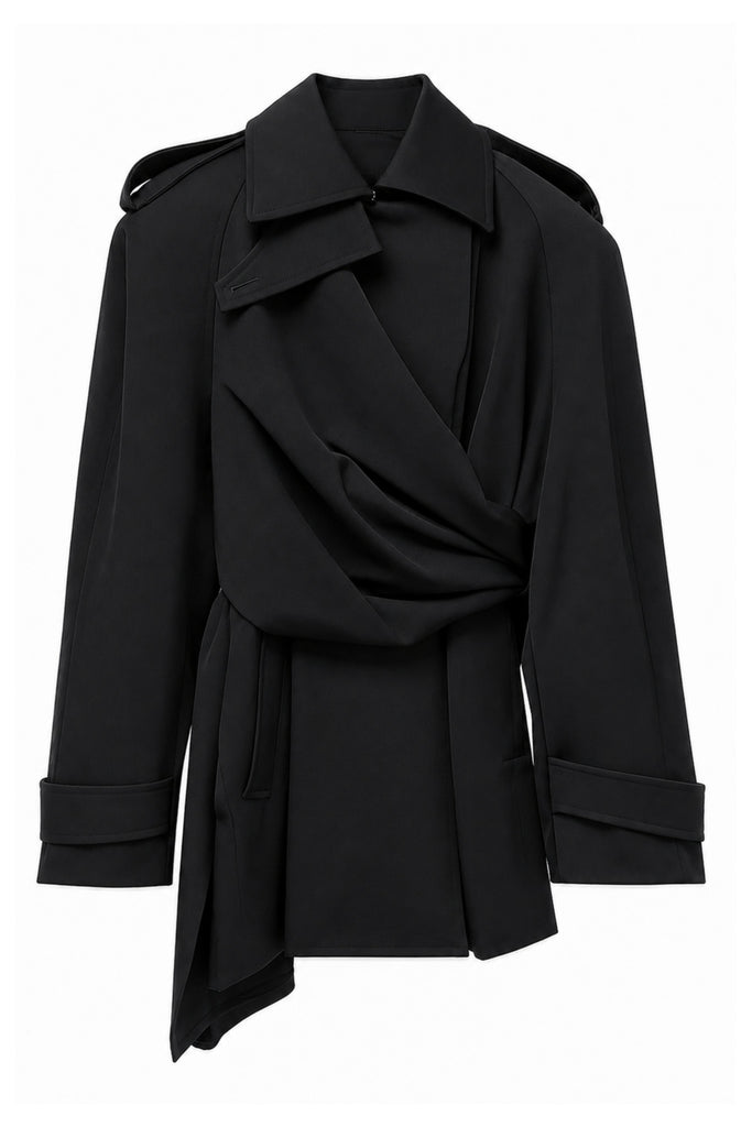 Panel Trench Coat