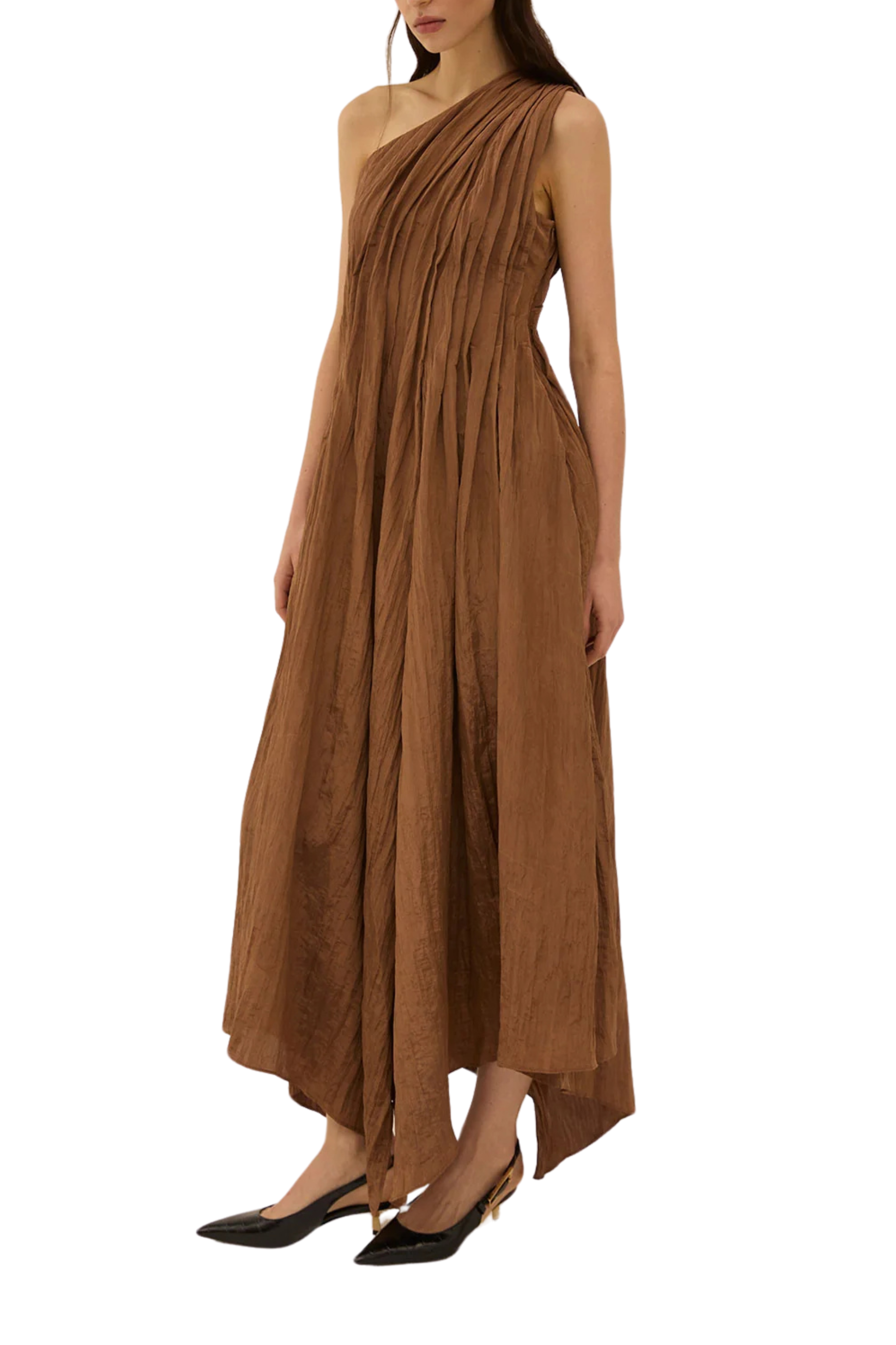 Sylvie Scarf Dress - Light Khaki