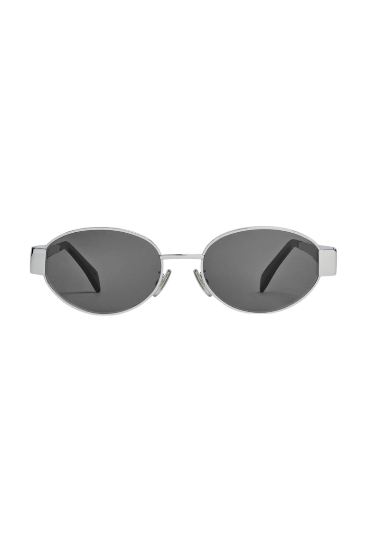Metal Triomphe Sunglasses - Shiny Palladium / Smoke
