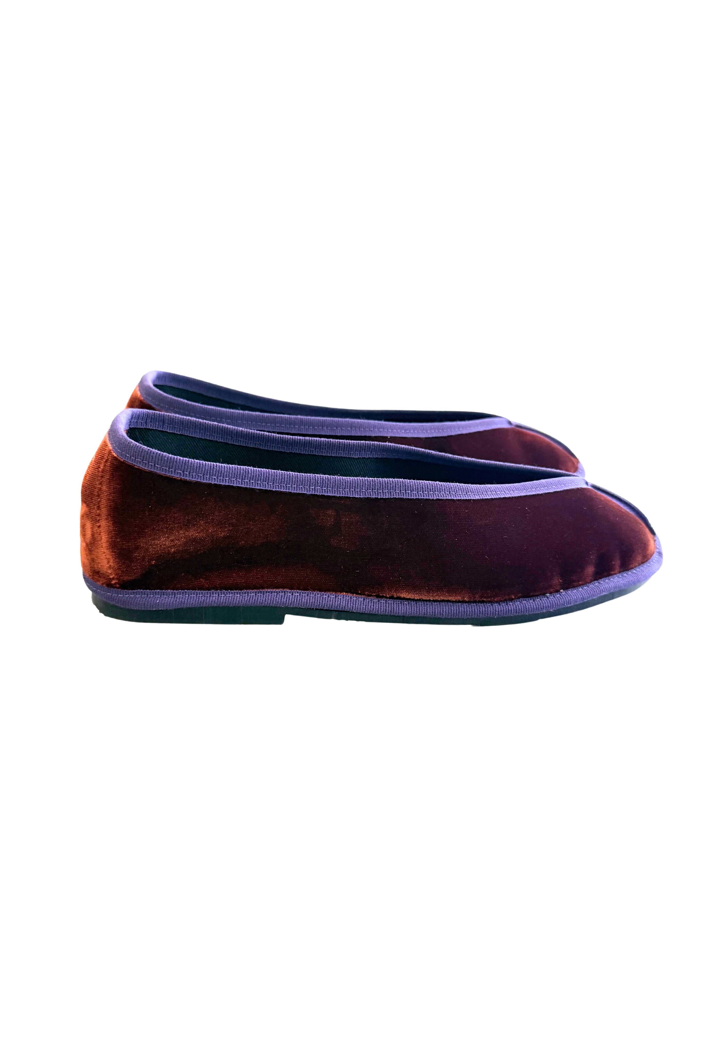 Exclusive Maria 1 Flat - Cuir/Grape