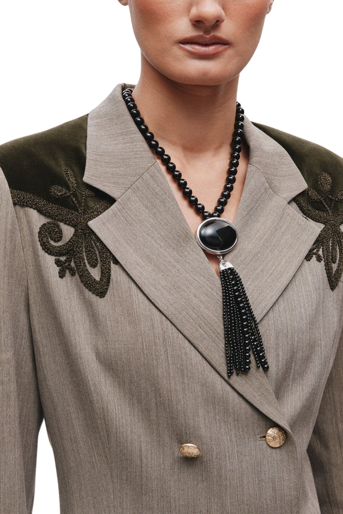 Clio Necklace - Black