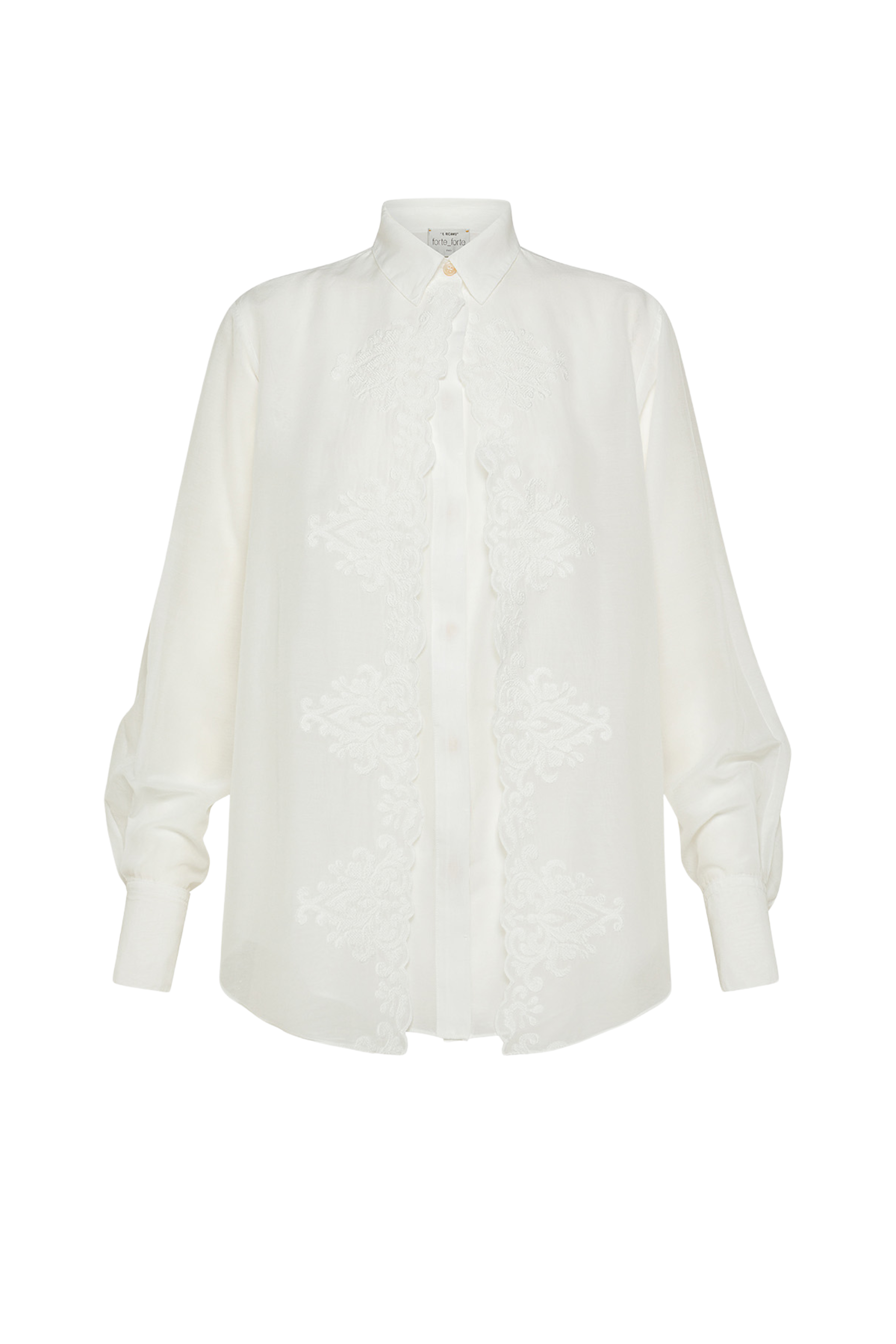 Embroidered Voile Shirt