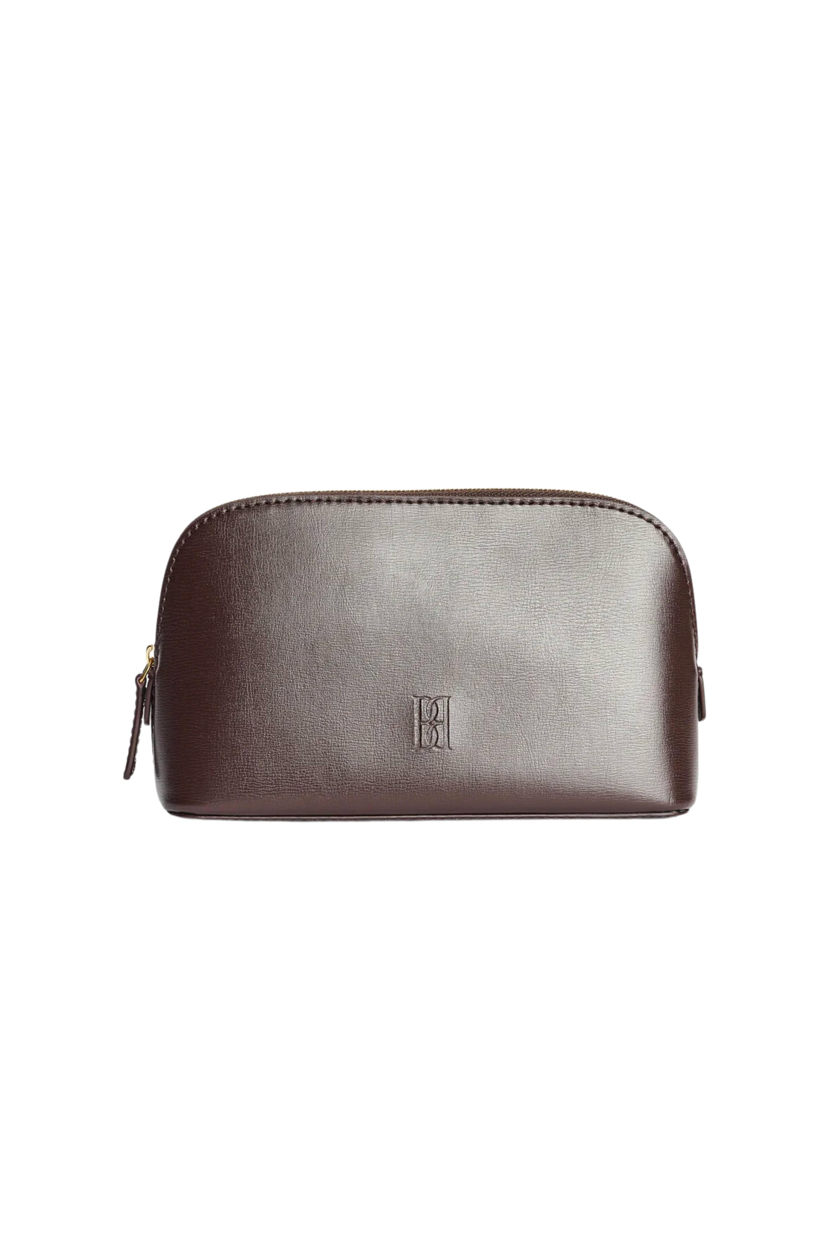 Cosmetic Bag - Cognac Classic Leather