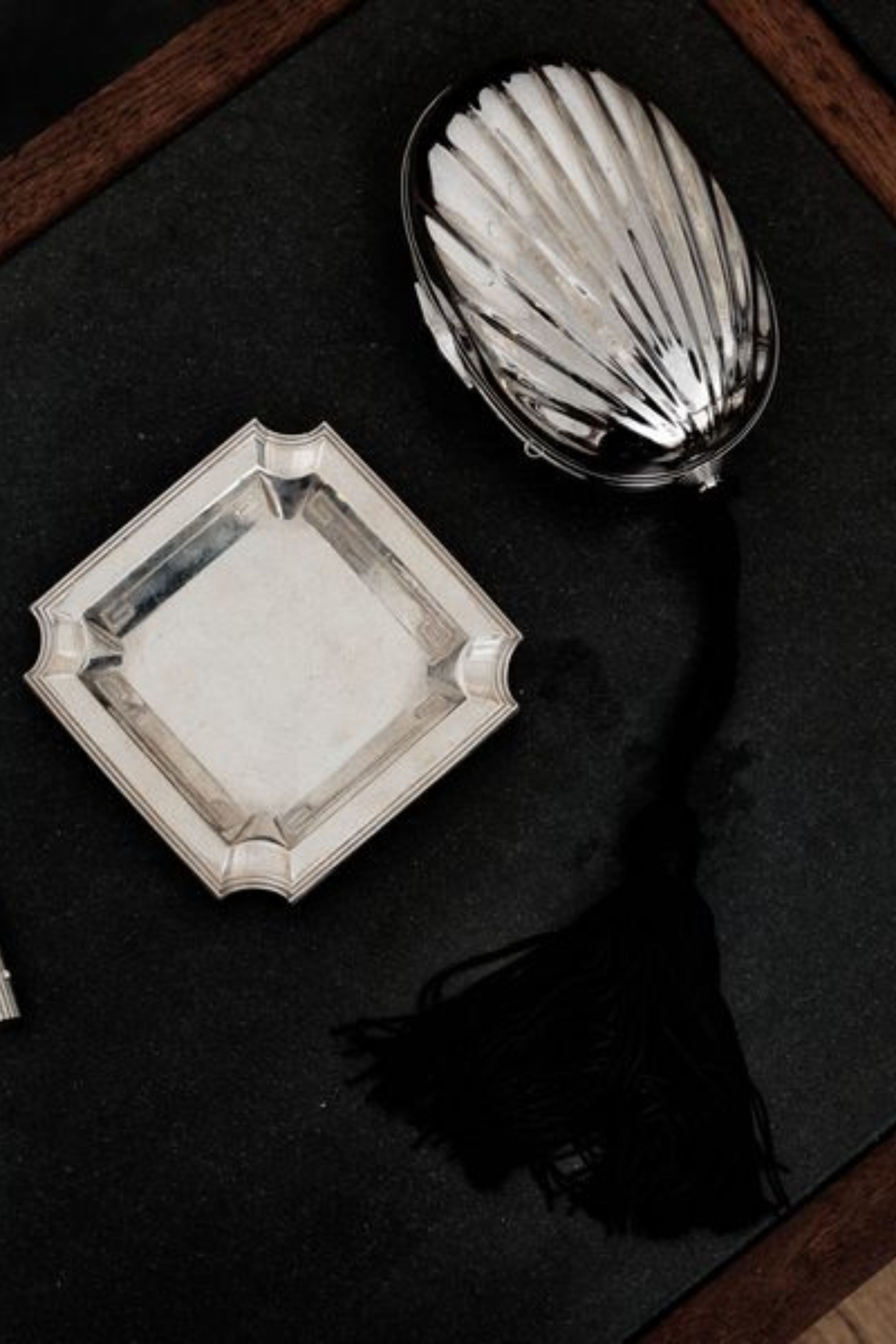 Petra Clutch in Silver