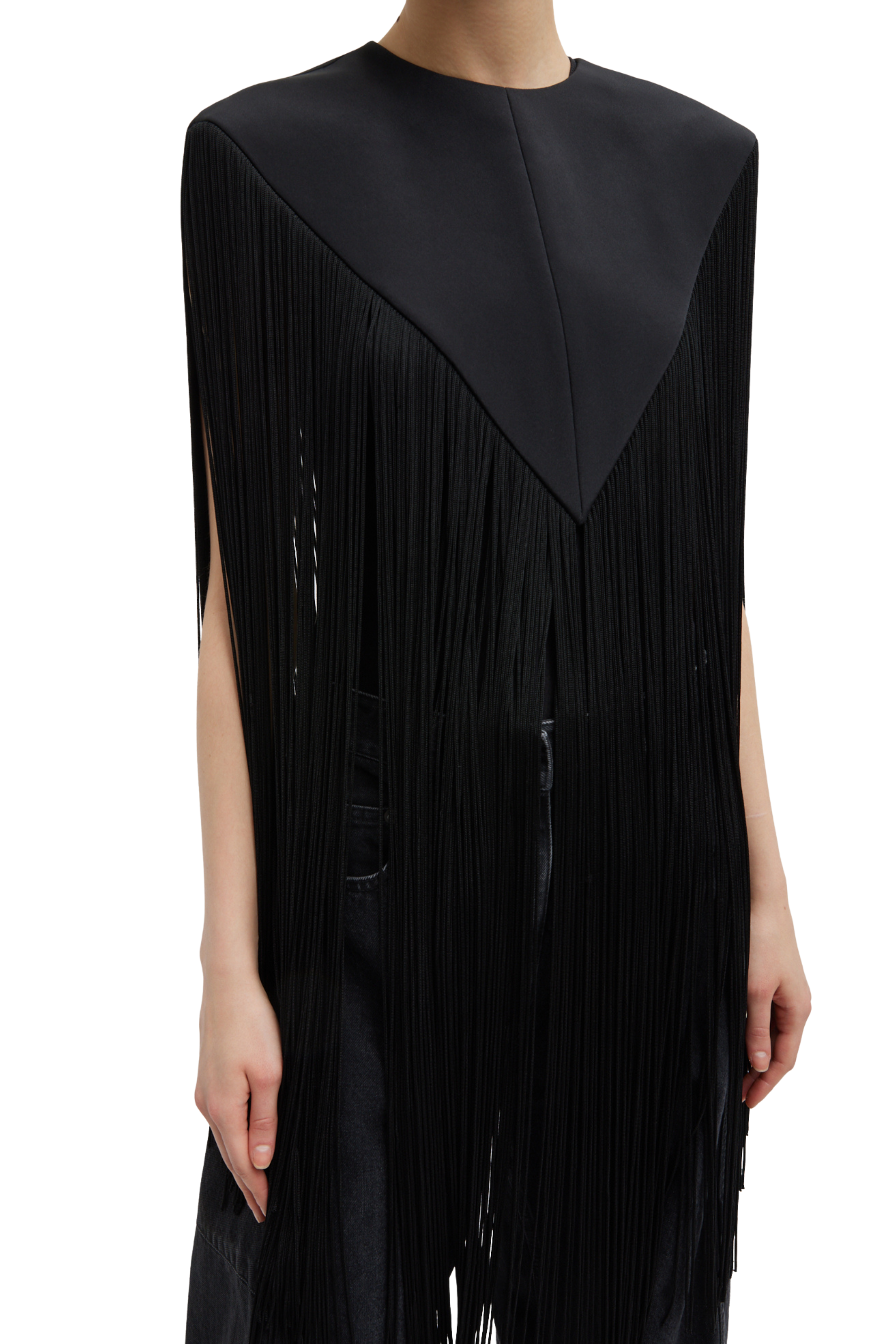 4 Ply Silk Fringe Cape