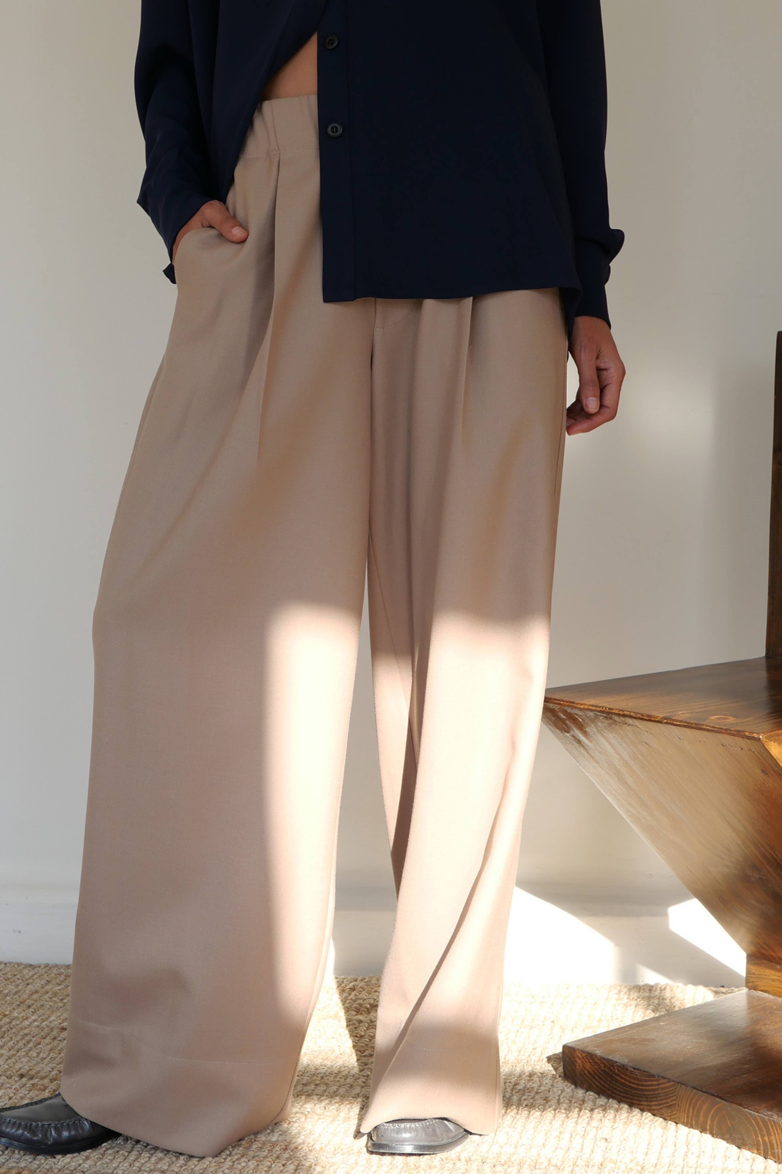 Boyfriend Trouser - Tan