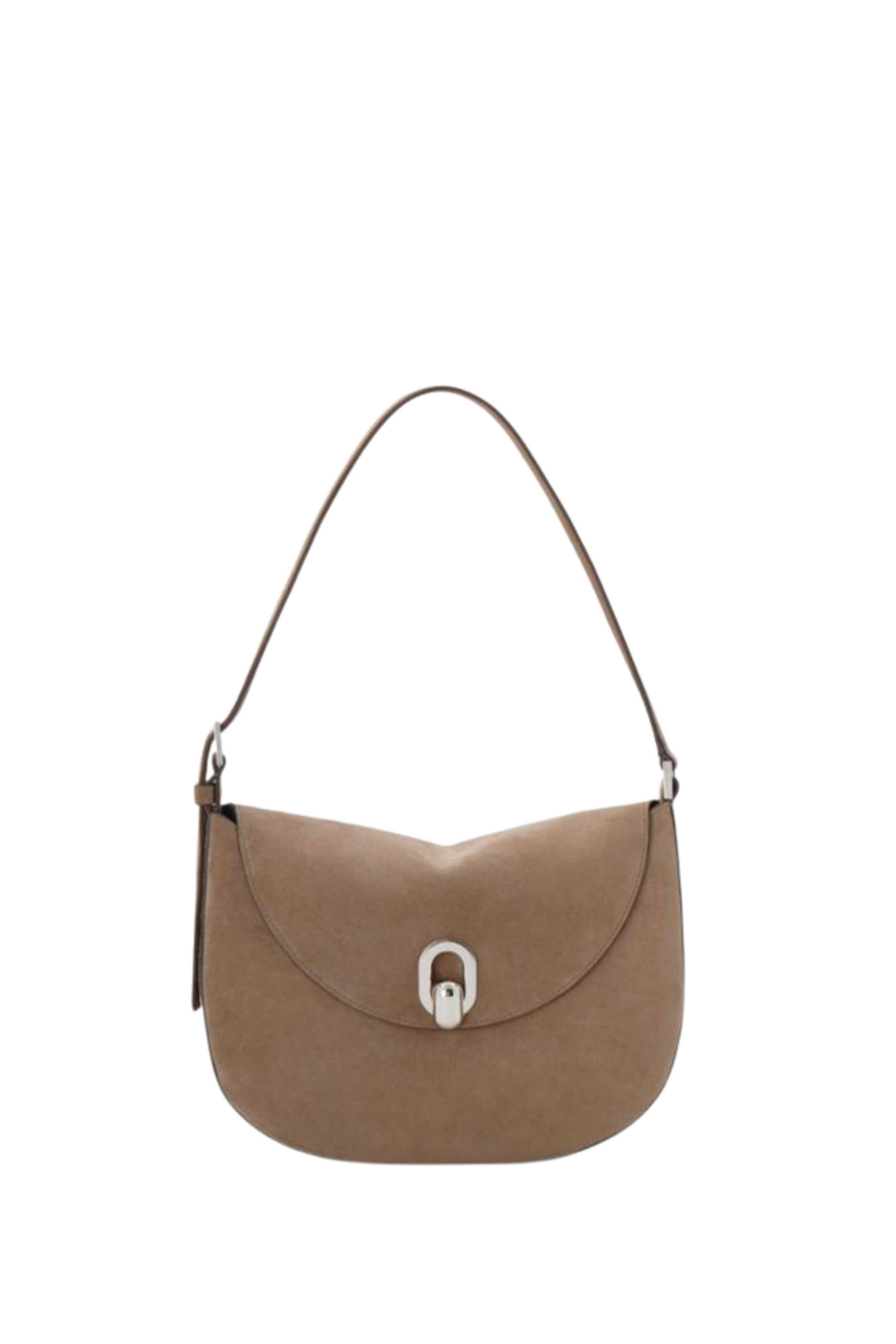 Small Tondo Hobo In Suede