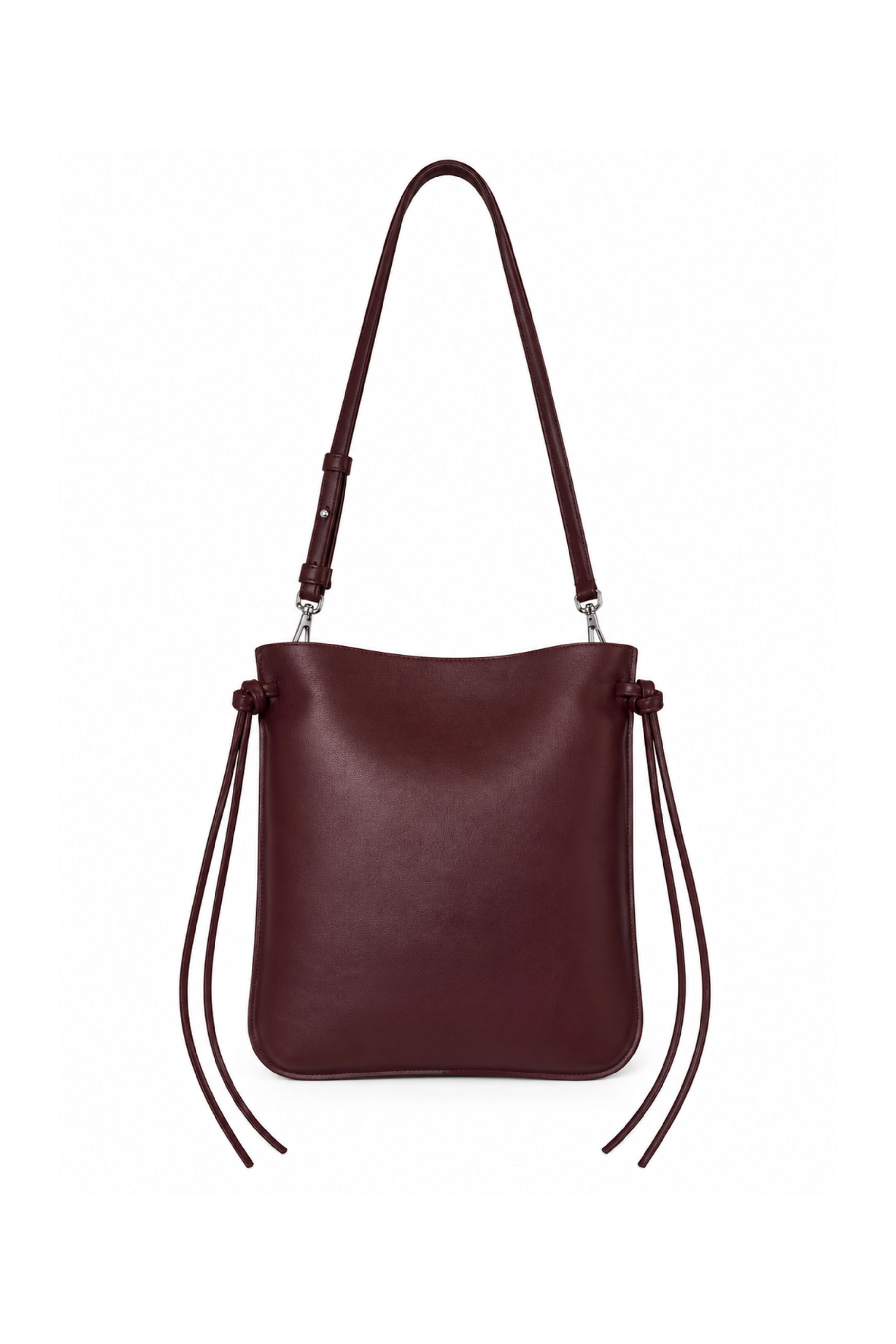 Gig Tie Pouch Bag in Oxblood