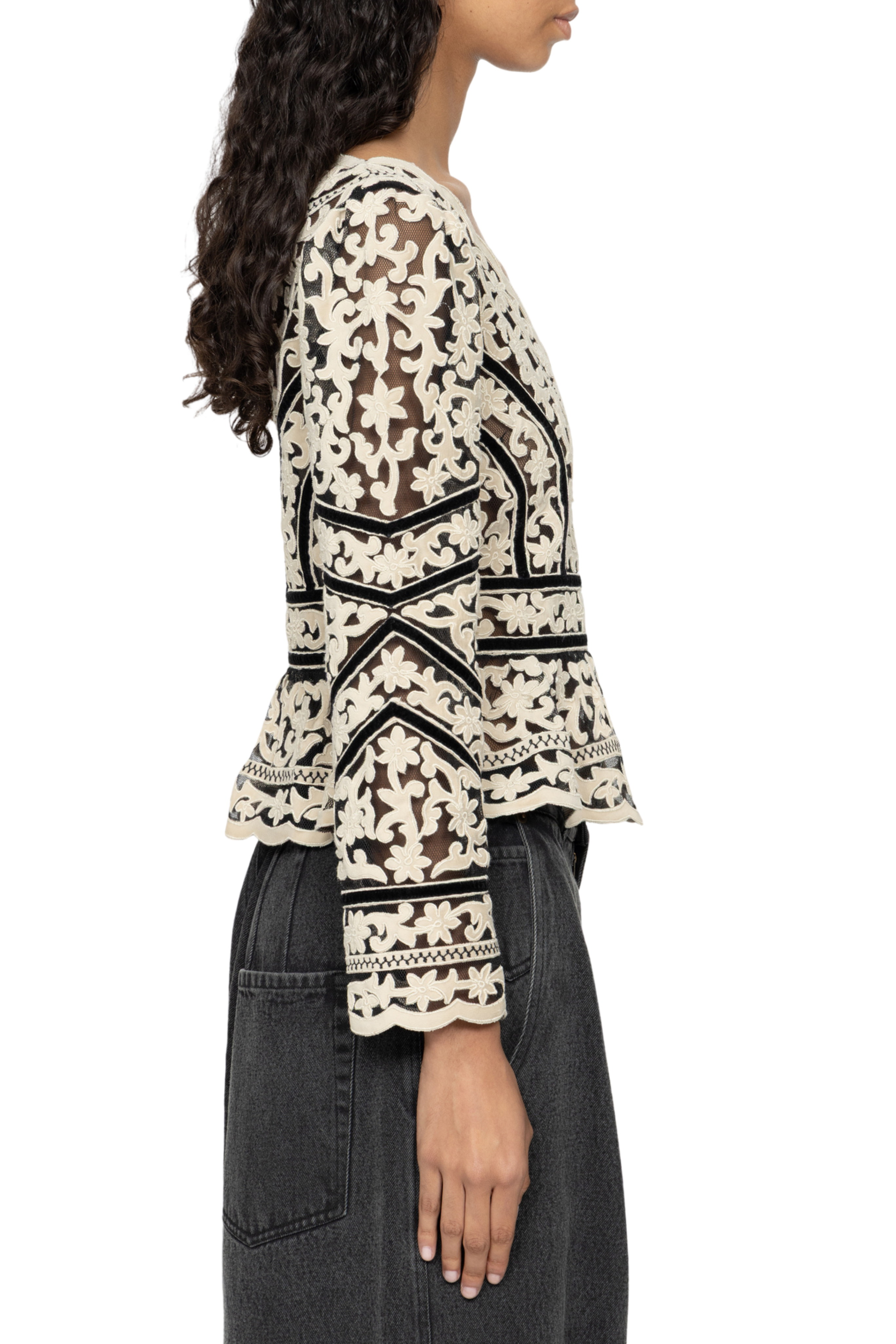 Bea Embroidery Top
