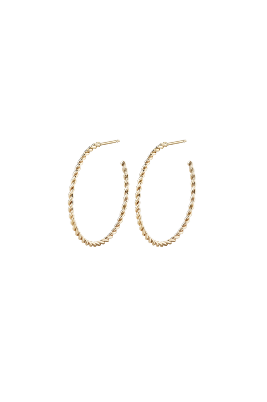 Skinny Twine Hoops
