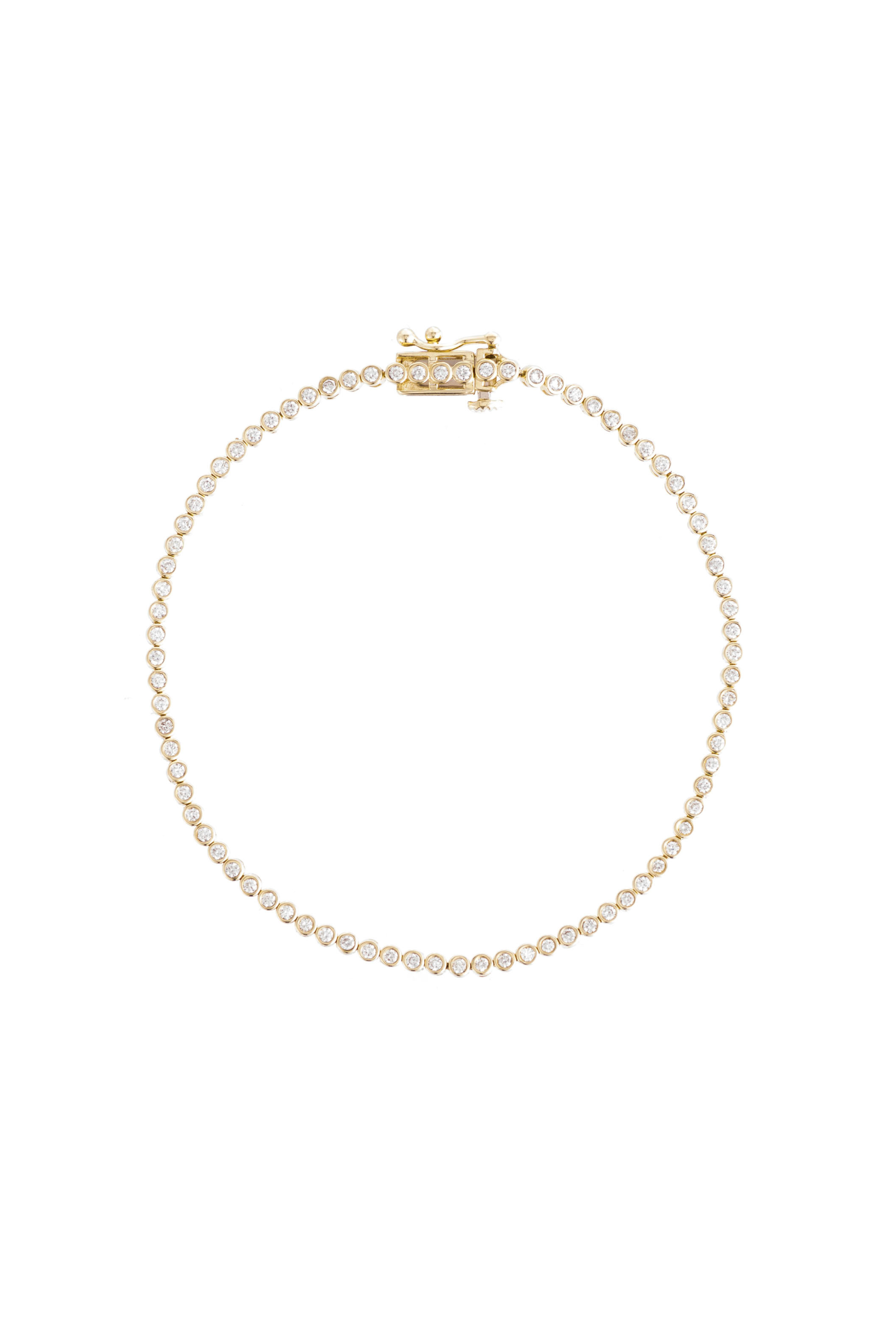 Diamond Bezel Tennis Bracelet