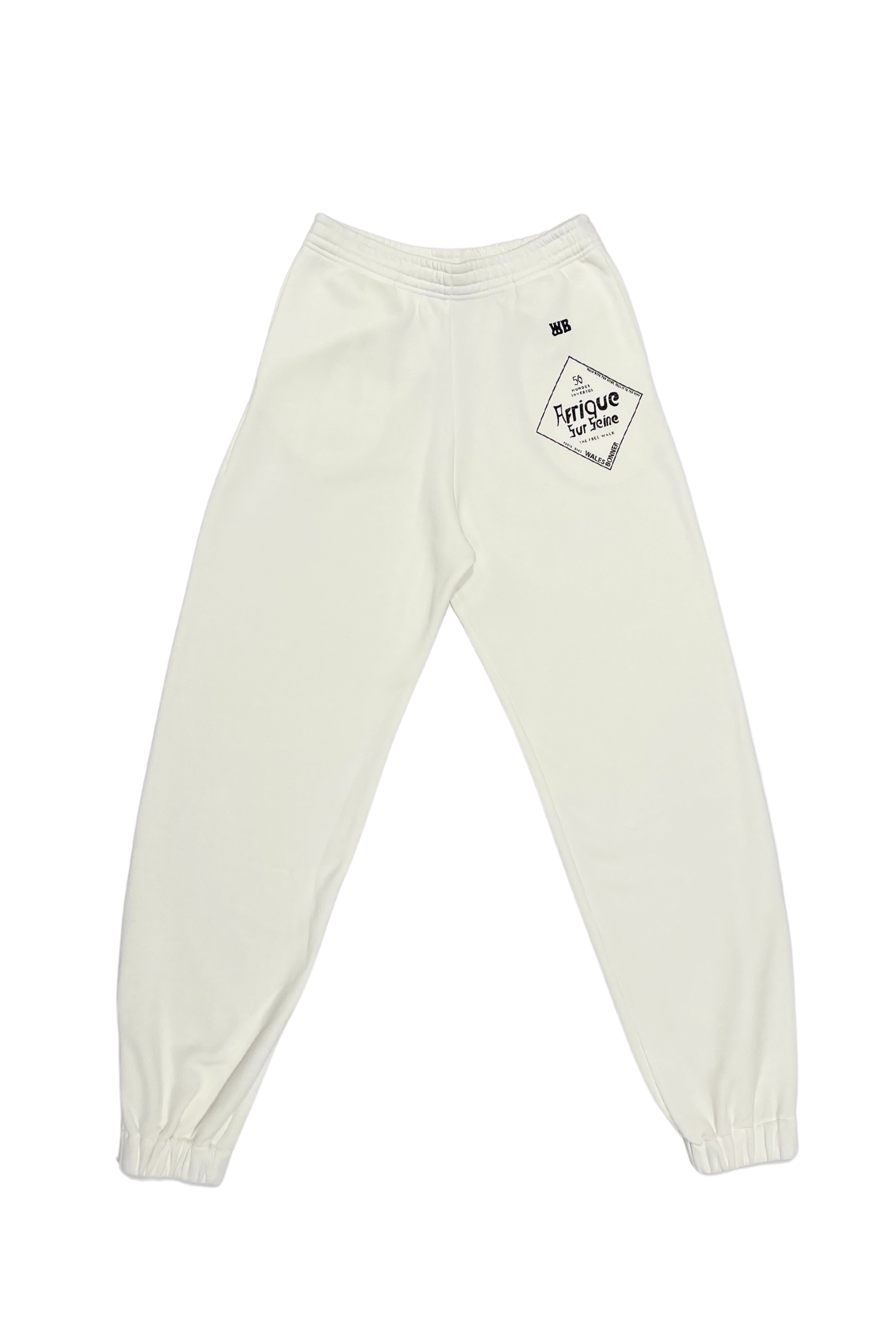 WALES BONNER Wander Track Pant in Ivory