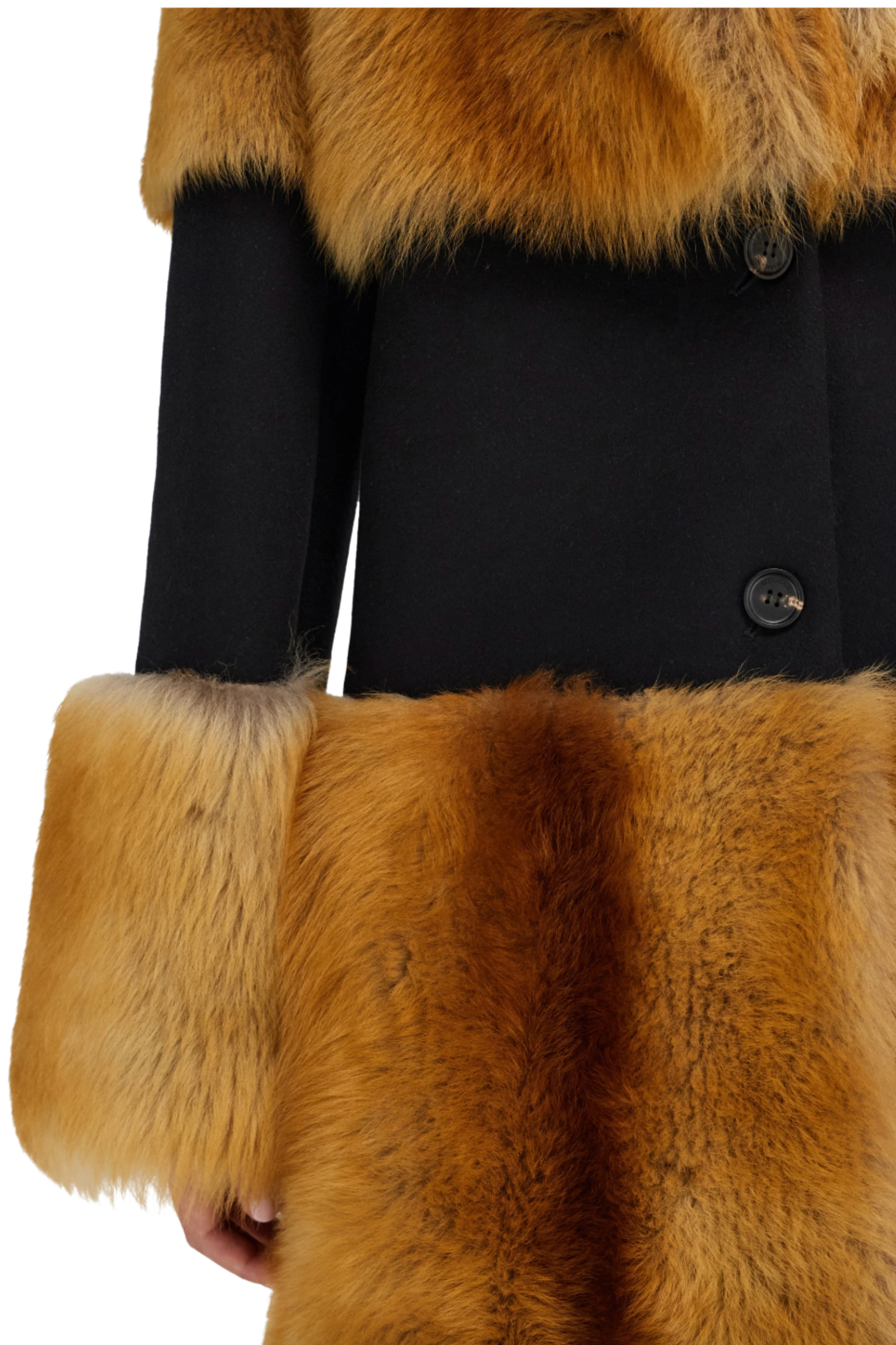 Long Fox Fur Coat