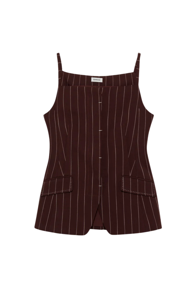 Edie Top in Mahogany