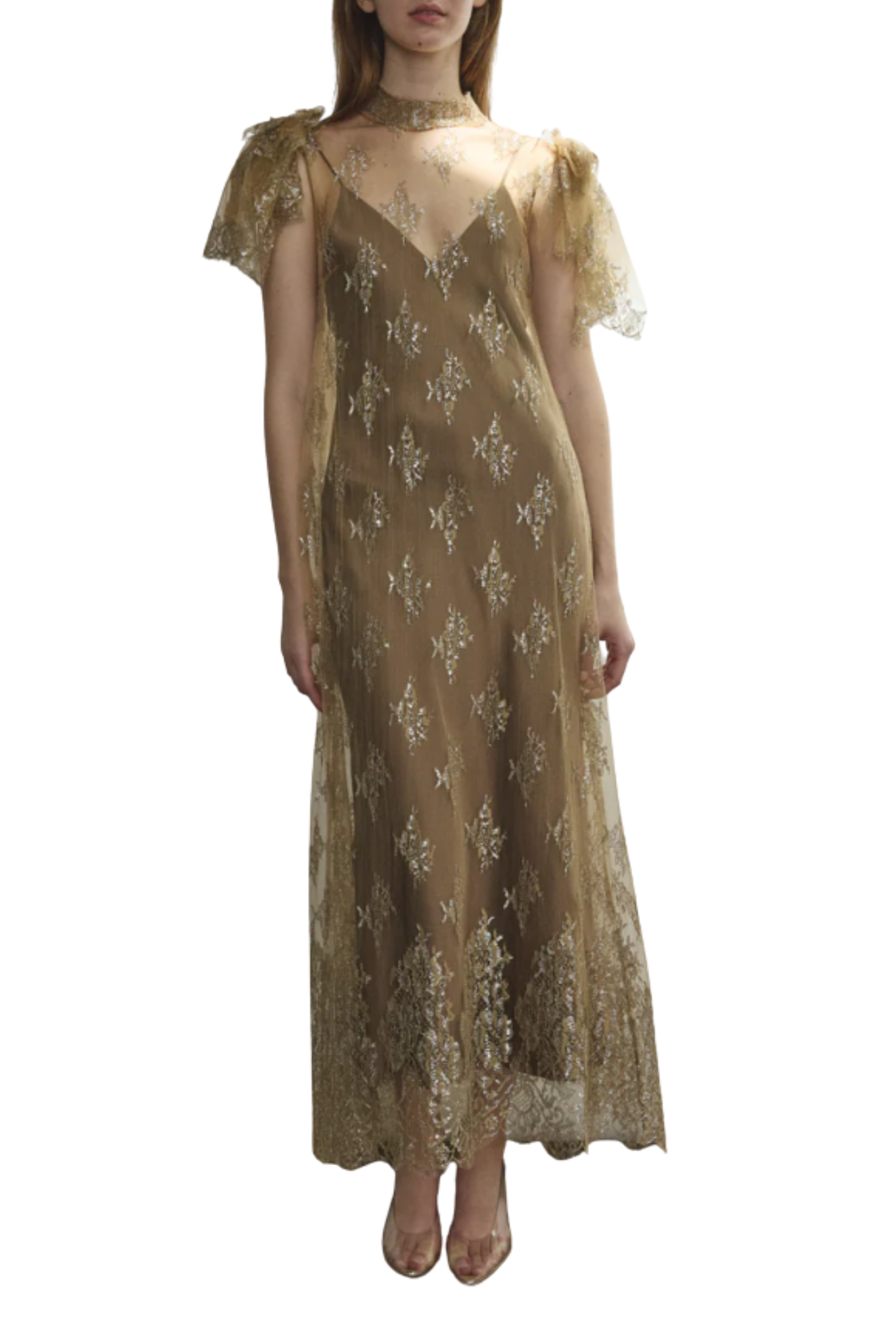 Moony Lace Gown