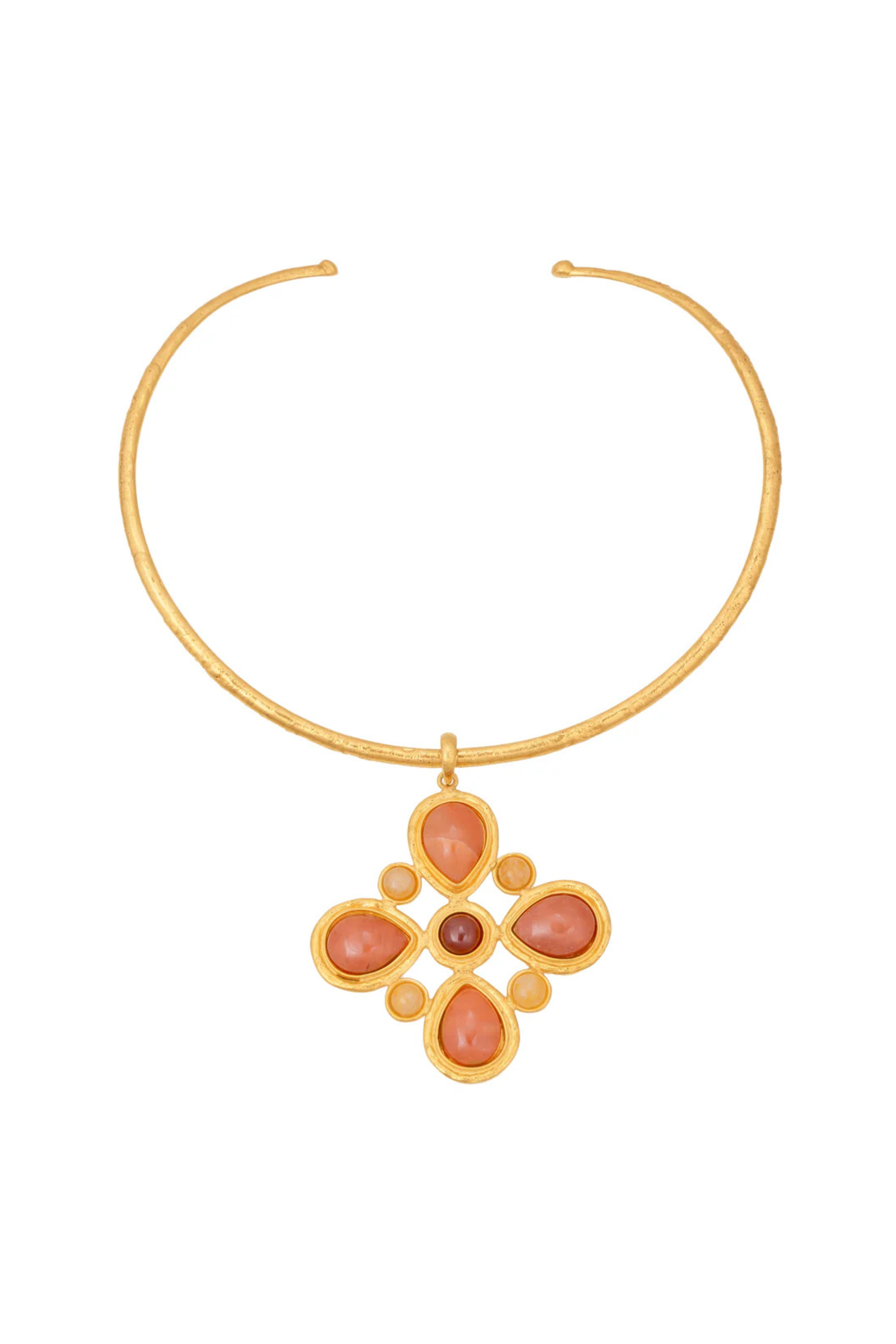 Armor Collar - Golden Jasper