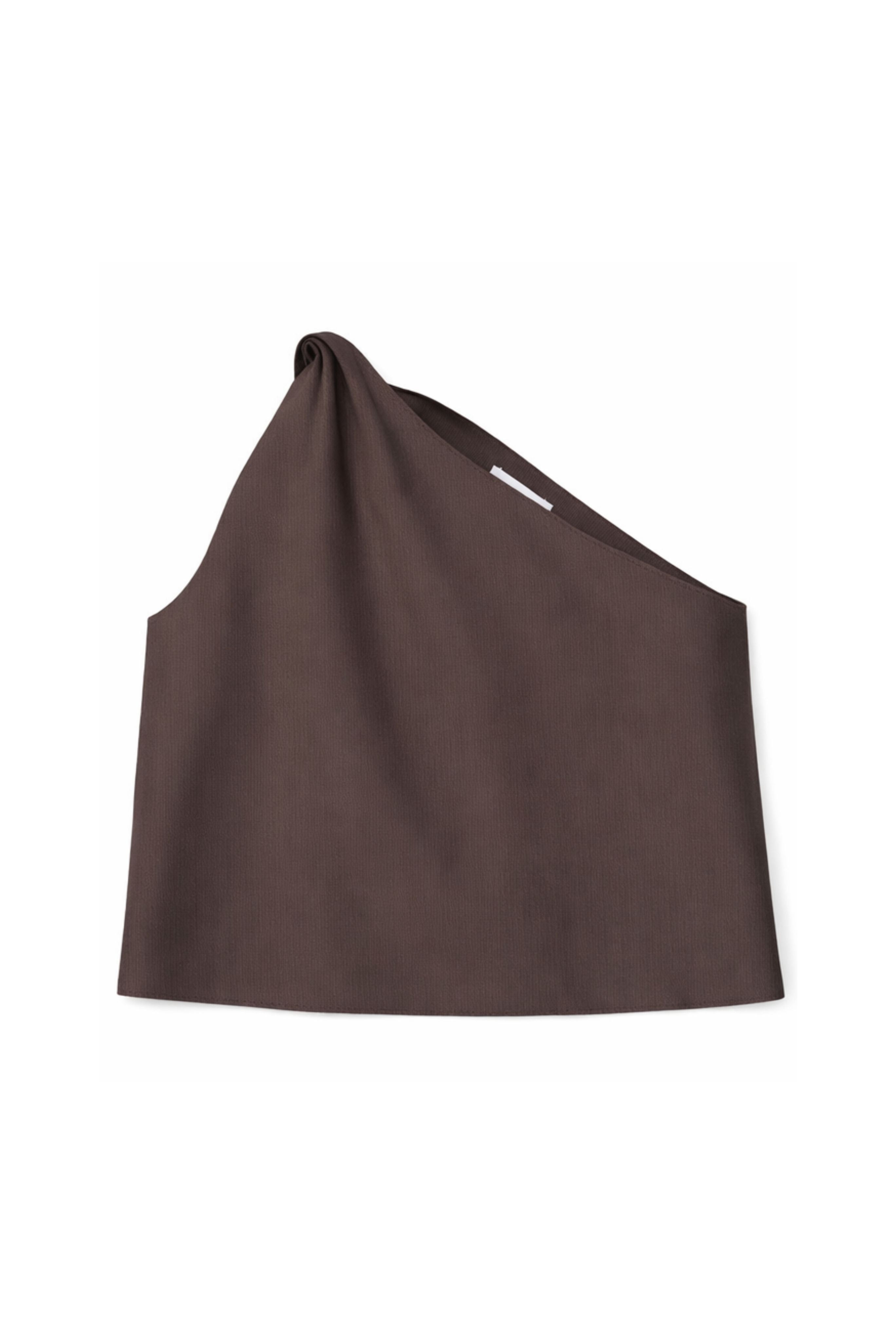 Stripe One Shoulder Top