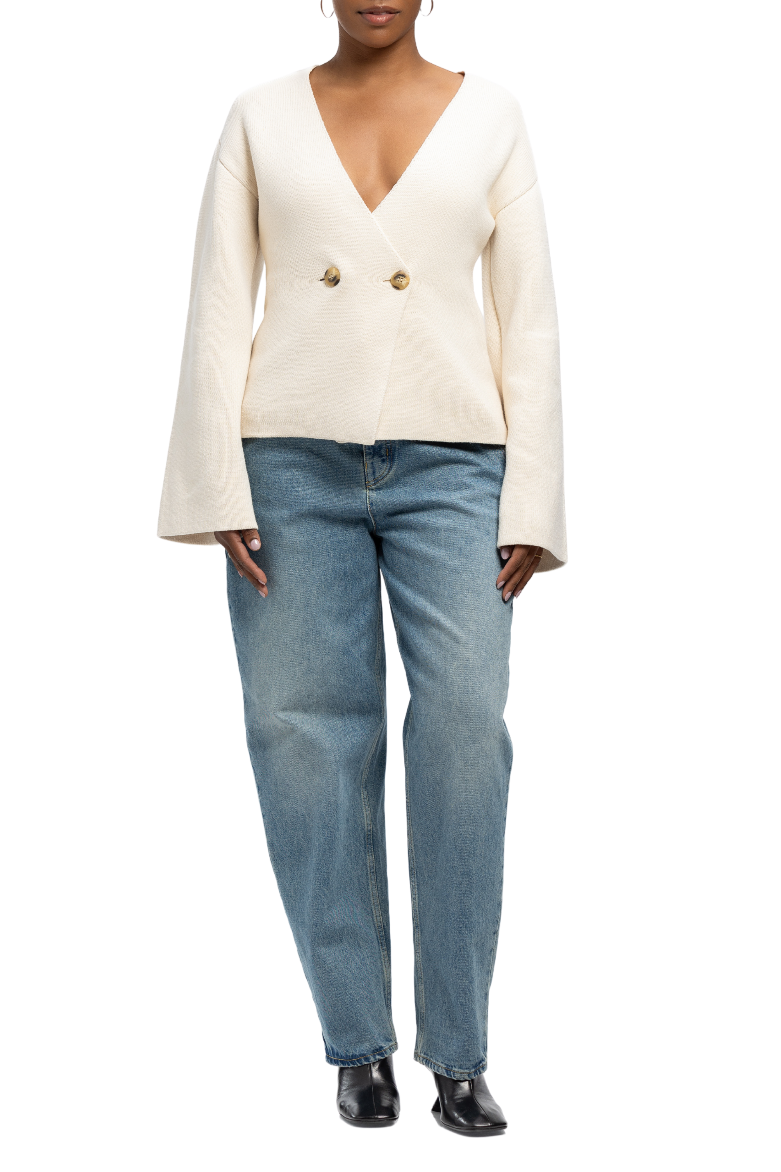 BY MALENE BIRGER Tinley Cardigan in Soft White