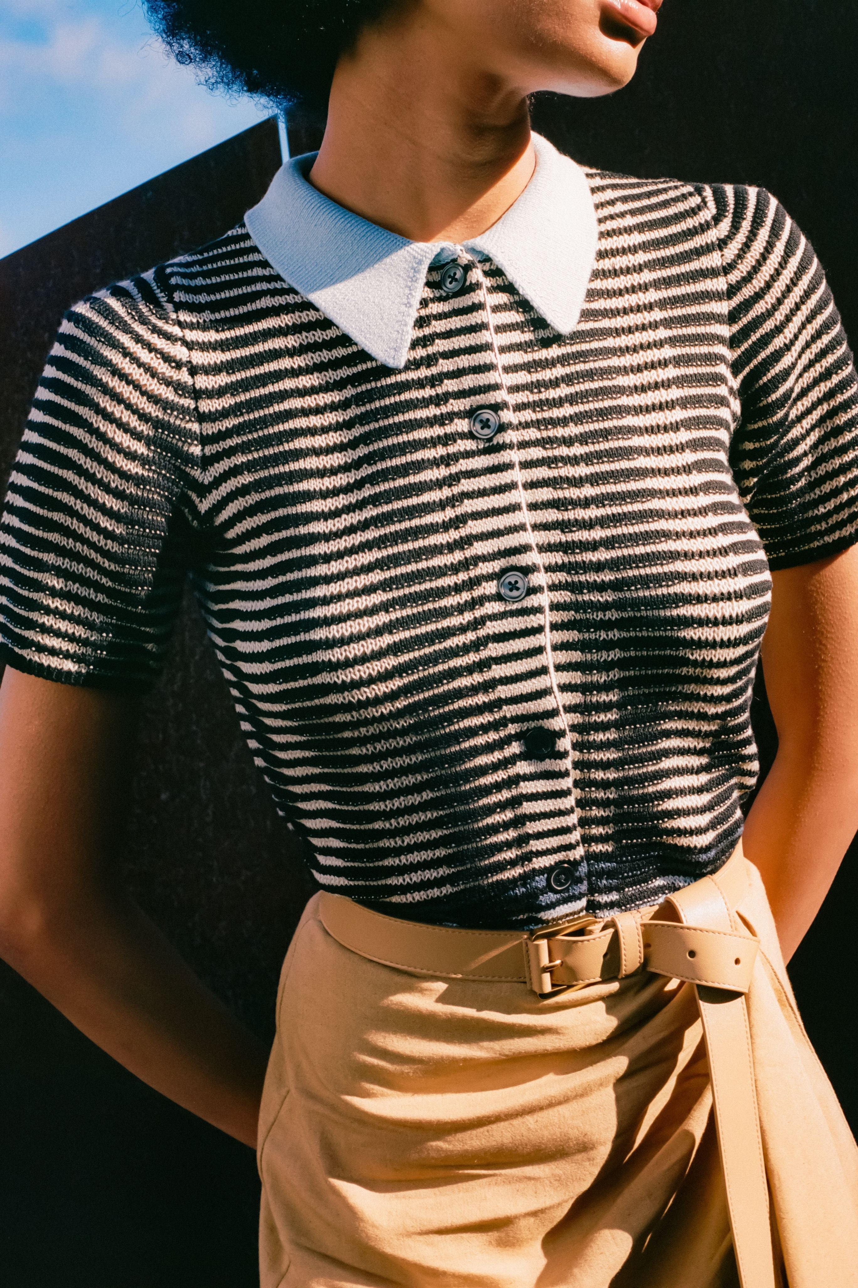 Cascade Skirt in Brown