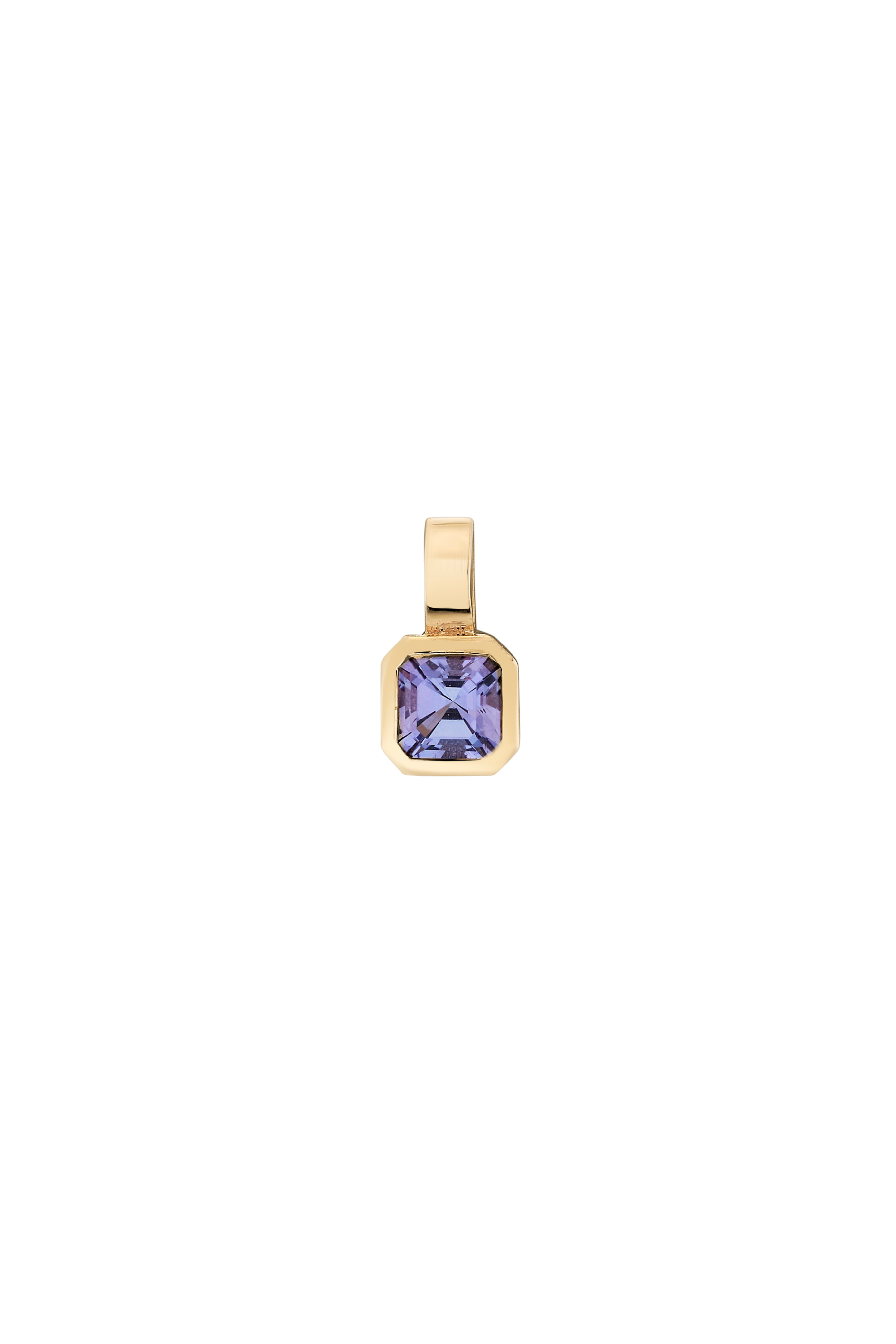 Petite Iris Asscher Charm Necklace