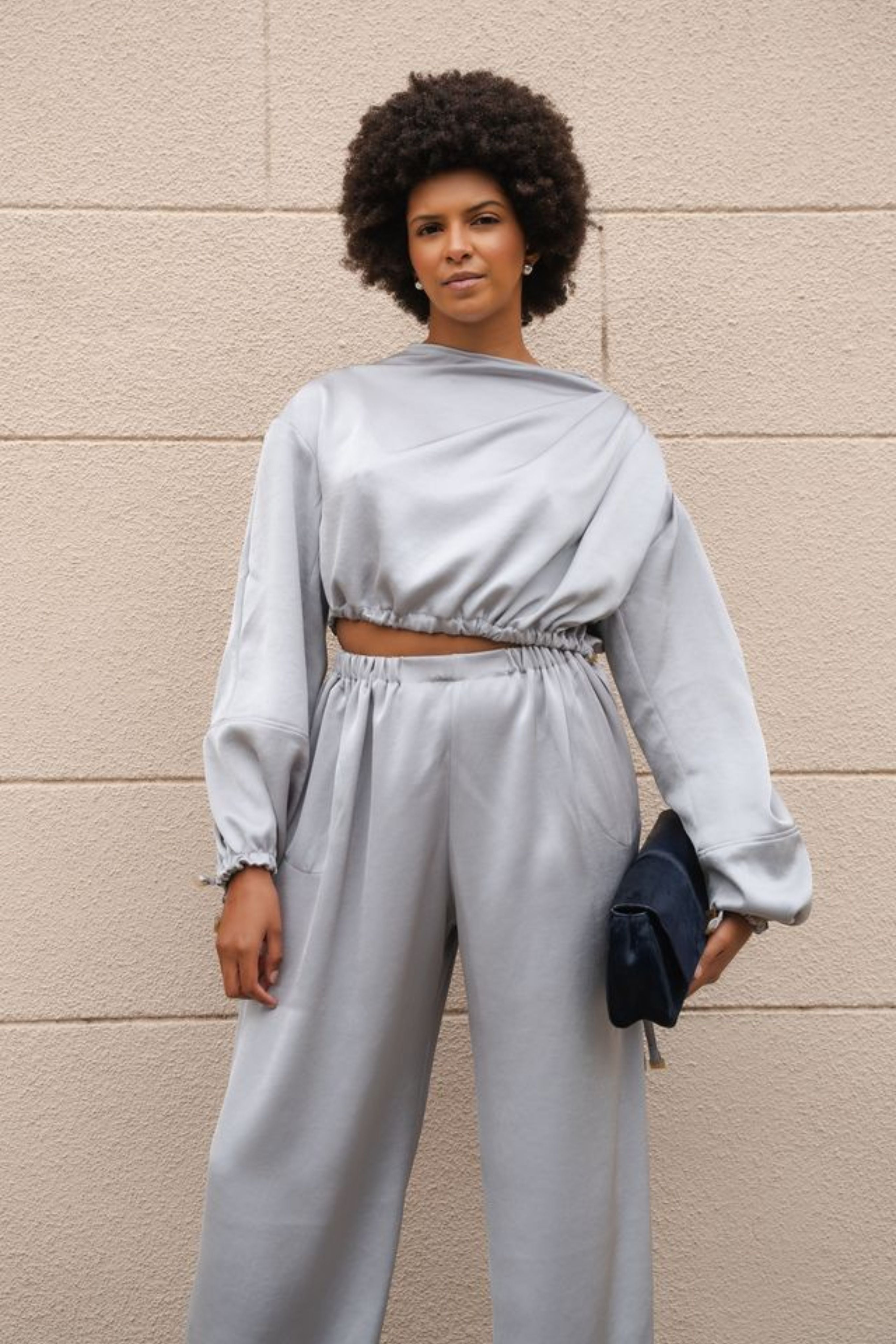 Crop Open Shoulder Bomber Jacket