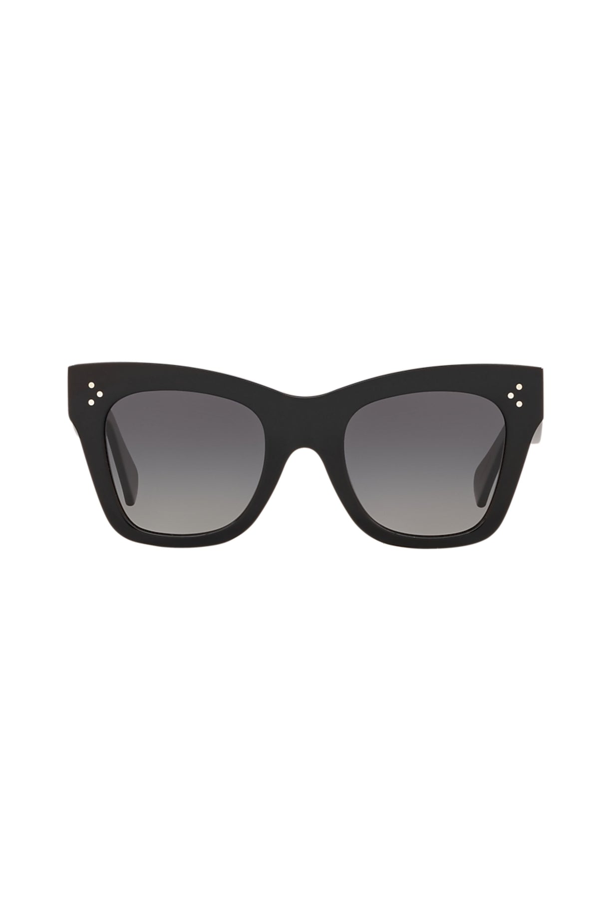 Celine 3 Dots HD Sunglasses - Shiny Black / Gradient Smoke