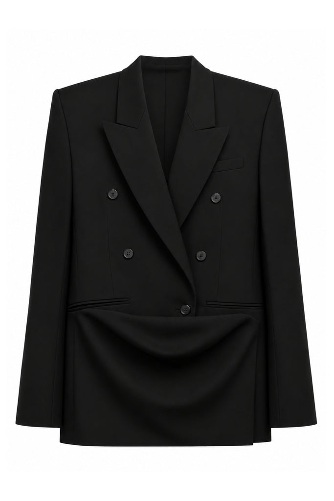 Draped Blazer