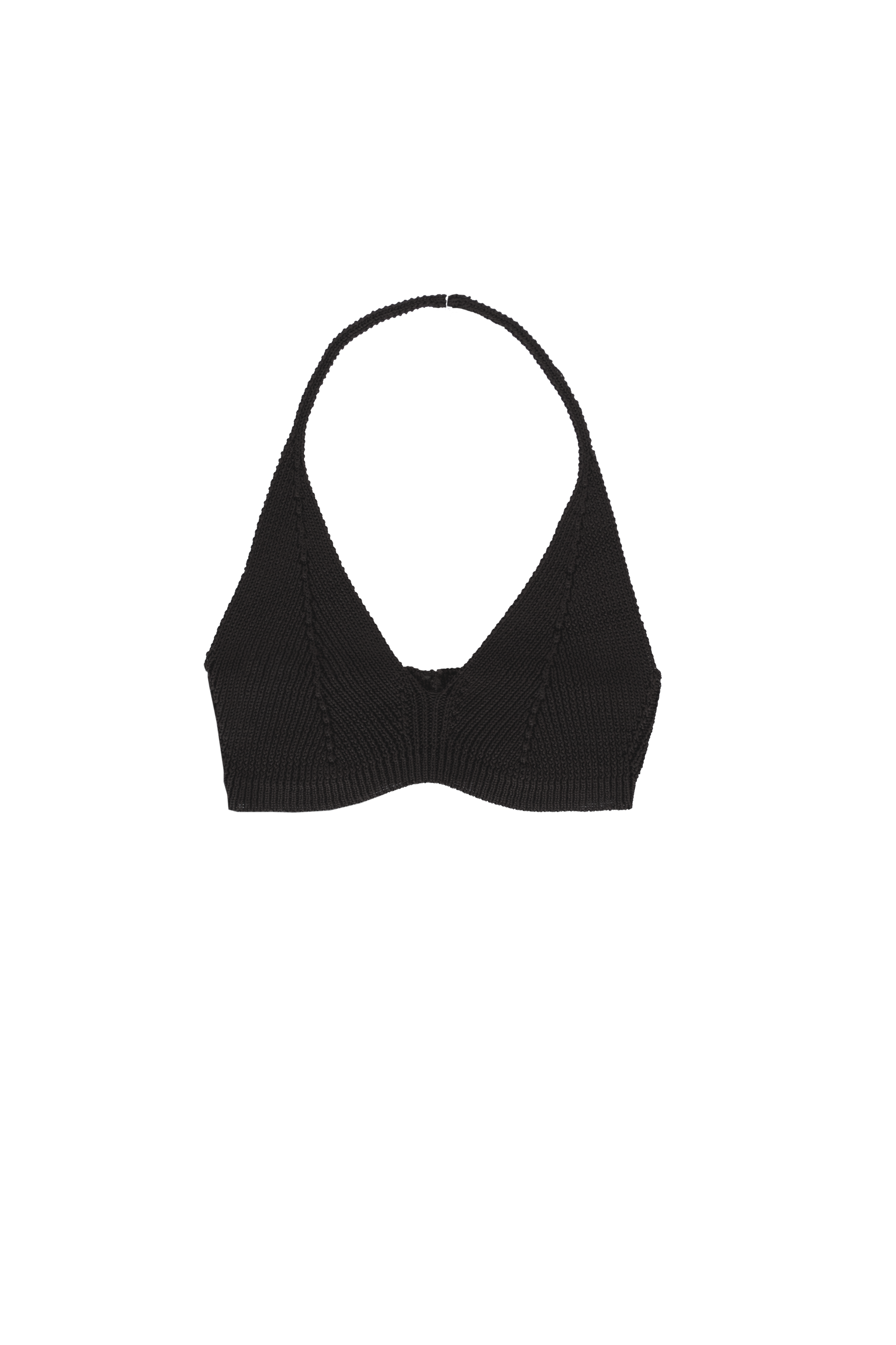 Zoe Black Halter Bra