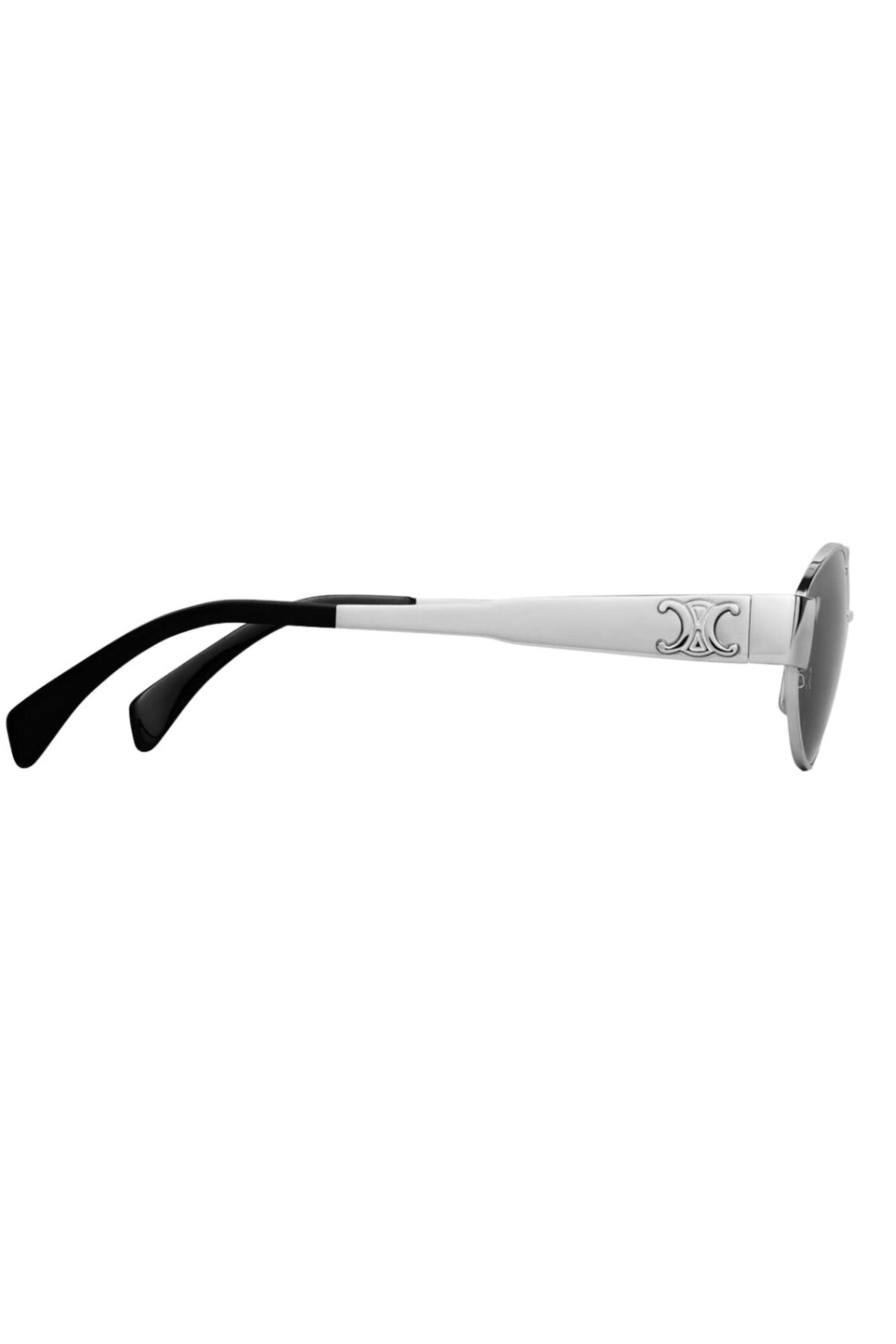 Metal Triomphe Sunglasses - Shiny Palladium / Smoke
