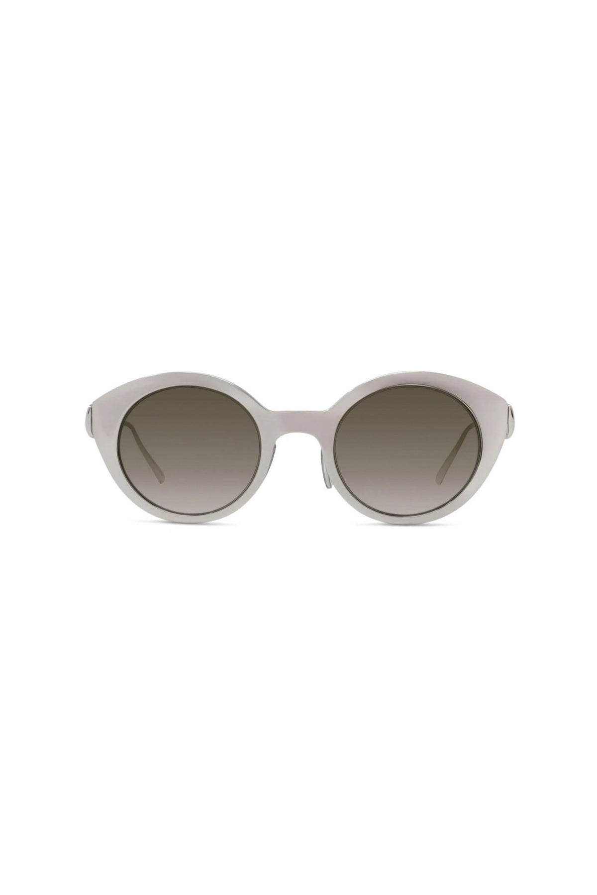Coil Sunglasses - Shiny Palladium / Gradient Brown
