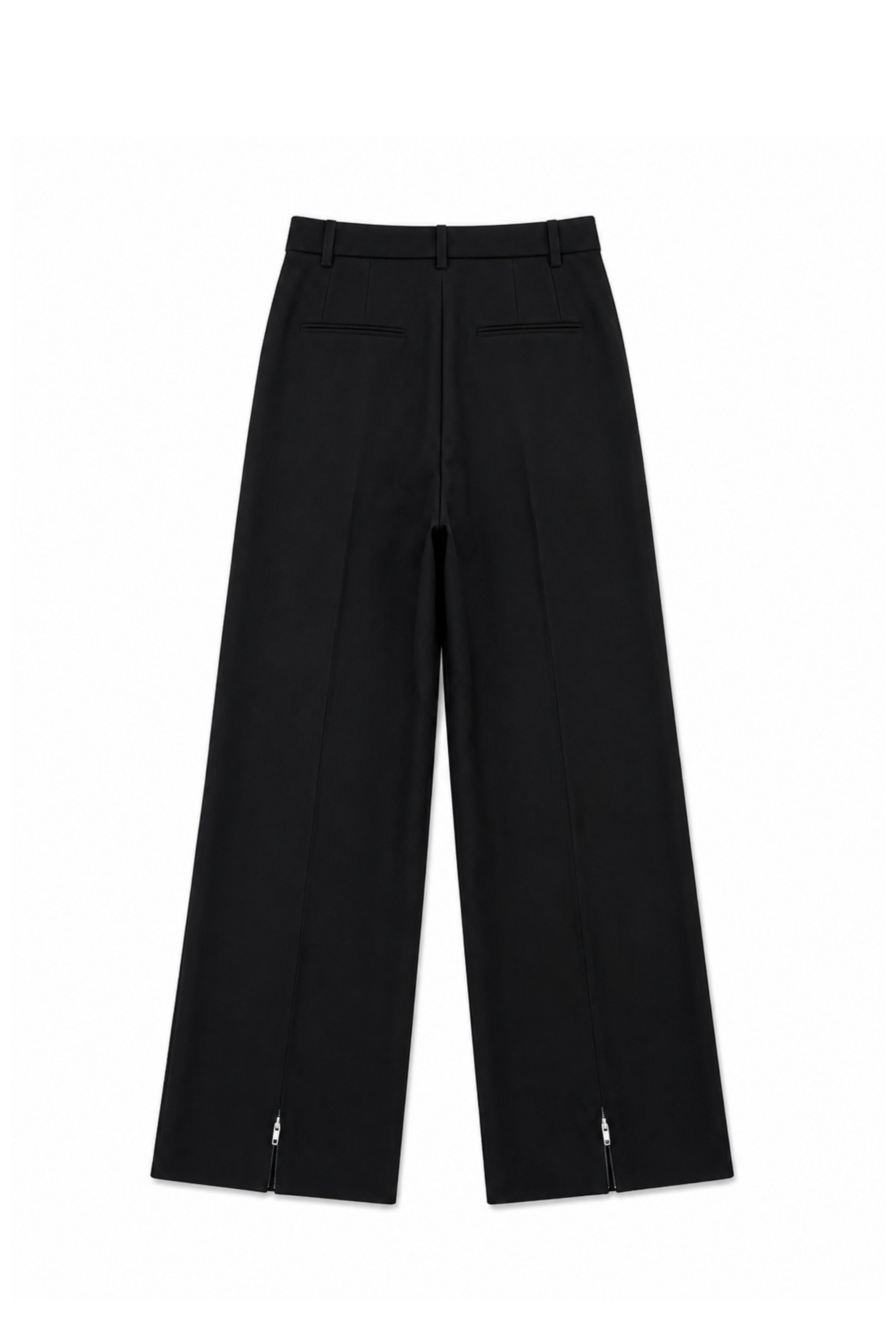 Zip Trousers in Black